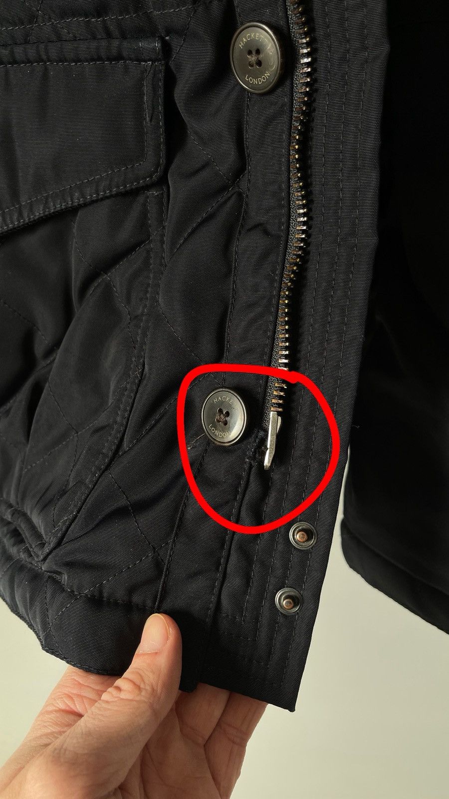 Hackett AW2015 Hackett London Technical Fabrics Quilted Jacket Size US M / EU 48-50 / 2 - 18 Thumbnail