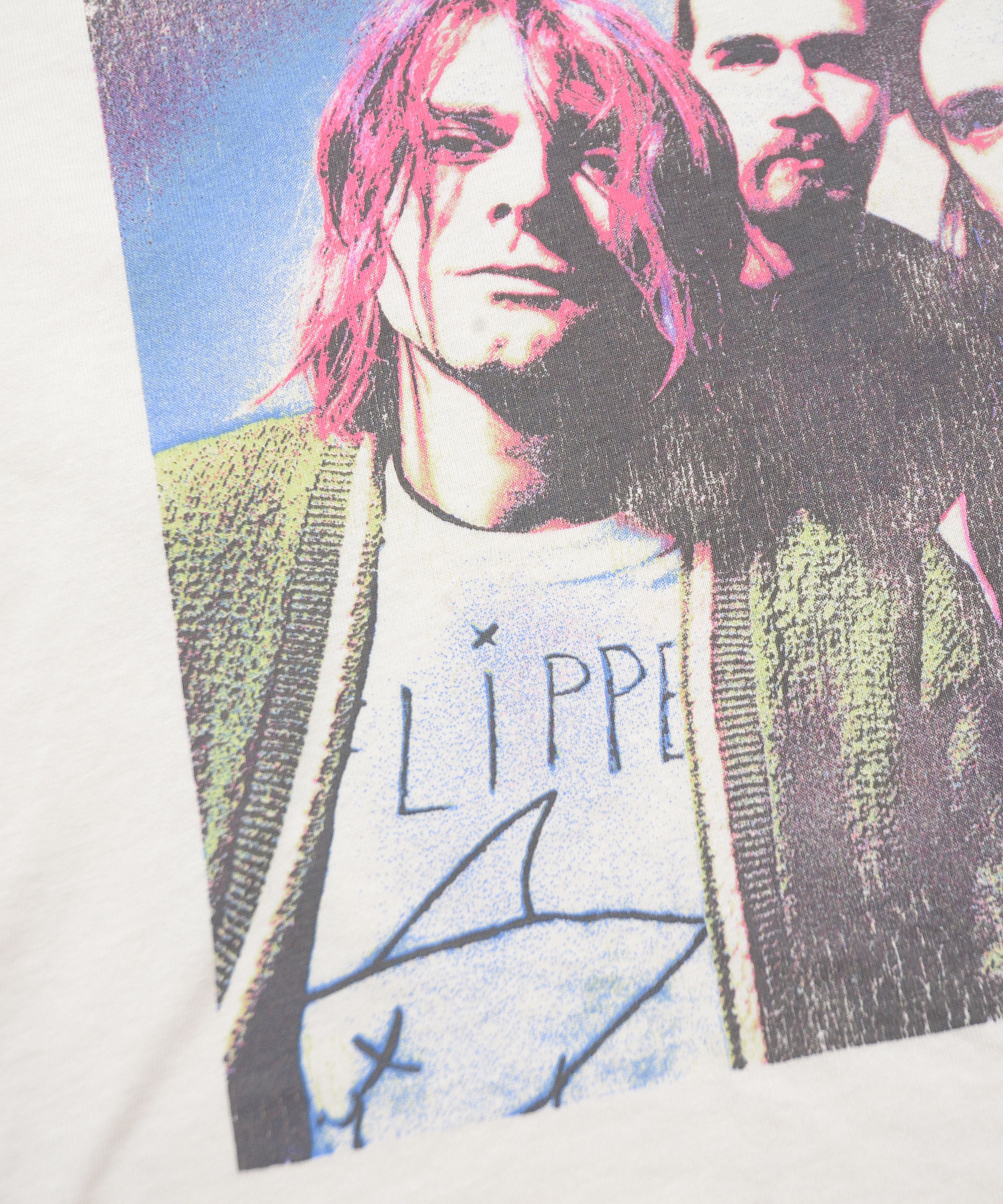 Band Tees × Nirvana Nirvana Vestibule Grunge Band Bootleg Graphic Tee Tshirt 3d Size L / US 10 / IT 46 - 4 Thumbnail