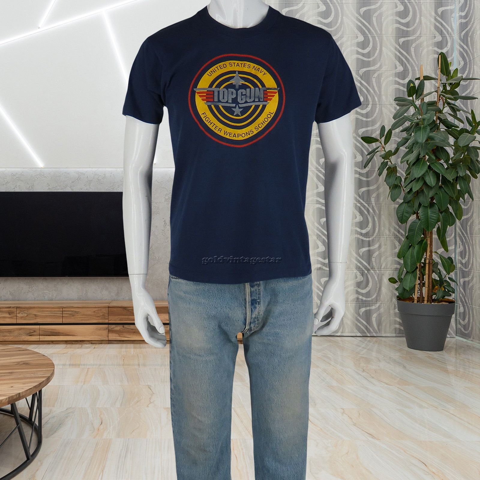 Other 80s Vintage Top Gun Movie Film Promo Navy Fighter T Shirt Size US M / EU 48-50 / 2 - 1 Thumbnail