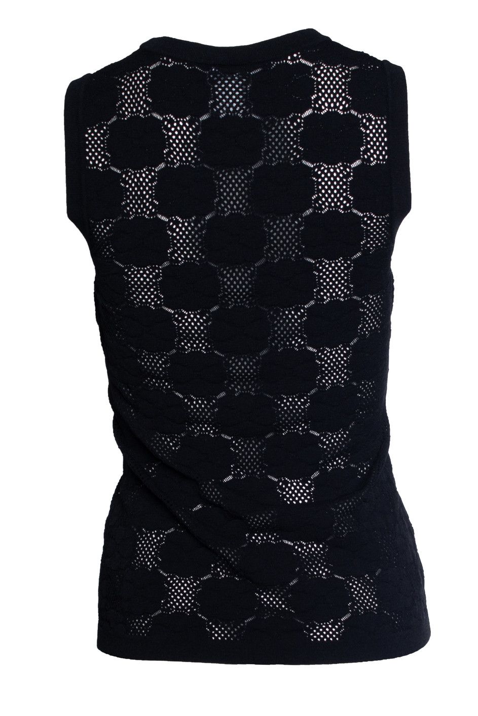 Chanel Chanel, black crochet knitted top Size XS / US 0-2 / IT 36-38 - 3 Thumbnail