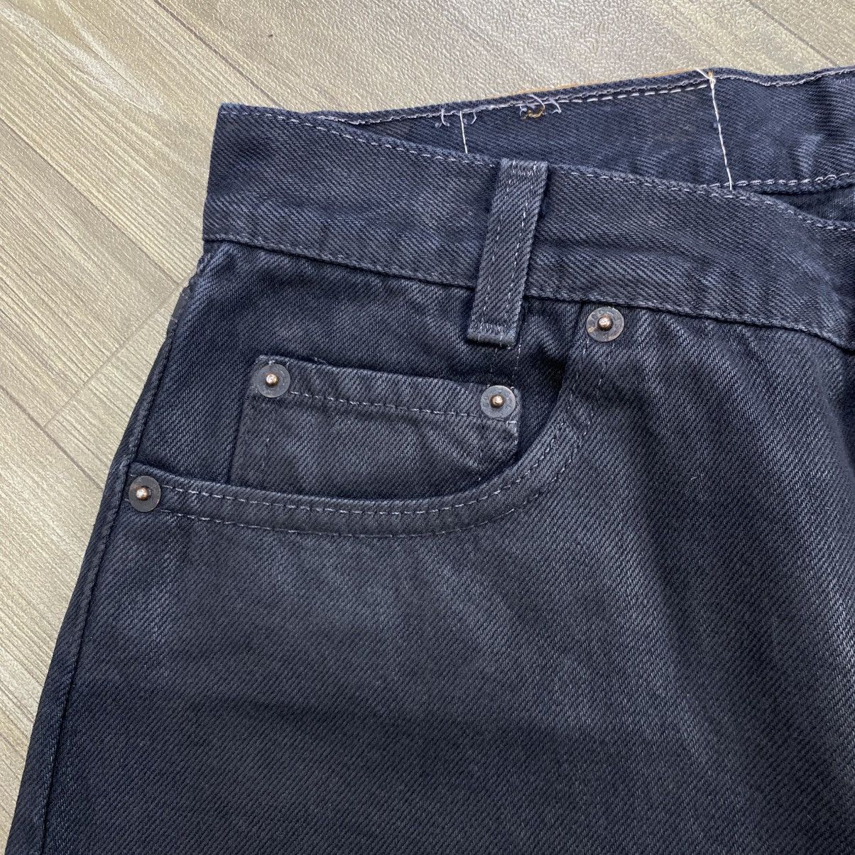 Levi's Vintage Clothing 1990s Vintage Levis 51 USA 30x36 Black Straight Jeans Size US 30 / EU 46 - 5 Thumbnail