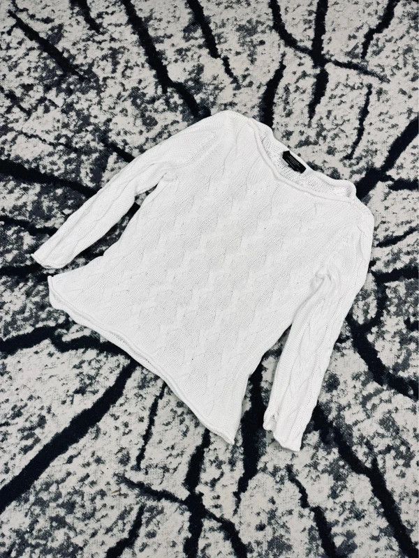Max Mara Max Mara cable knit sweater white italy S Size S / US 4 / IT 40 - 2 Thumbnail