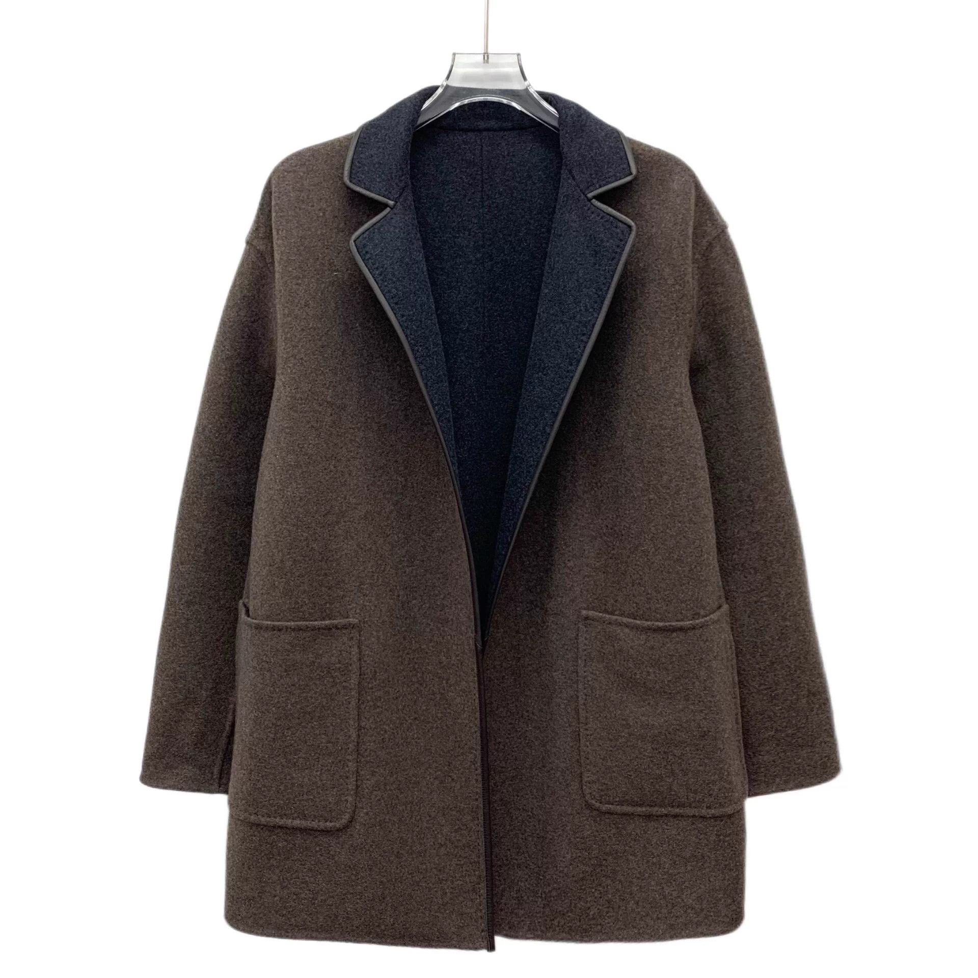 Loro Piana Loro Piana Color Block Reversible Cashmere Coat S Size US S / EU 44-46 / 1 - 1 Thumbnail