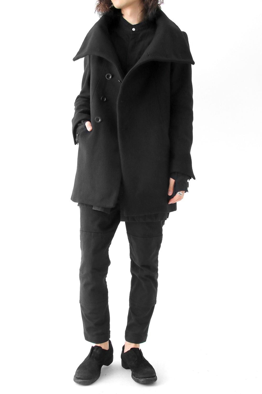 The Viridi-anne 17AW Melton High Neck Coat - JP 2 Fits US M-S Size US M / EU 48-50 / 2 - 8 Thumbnail