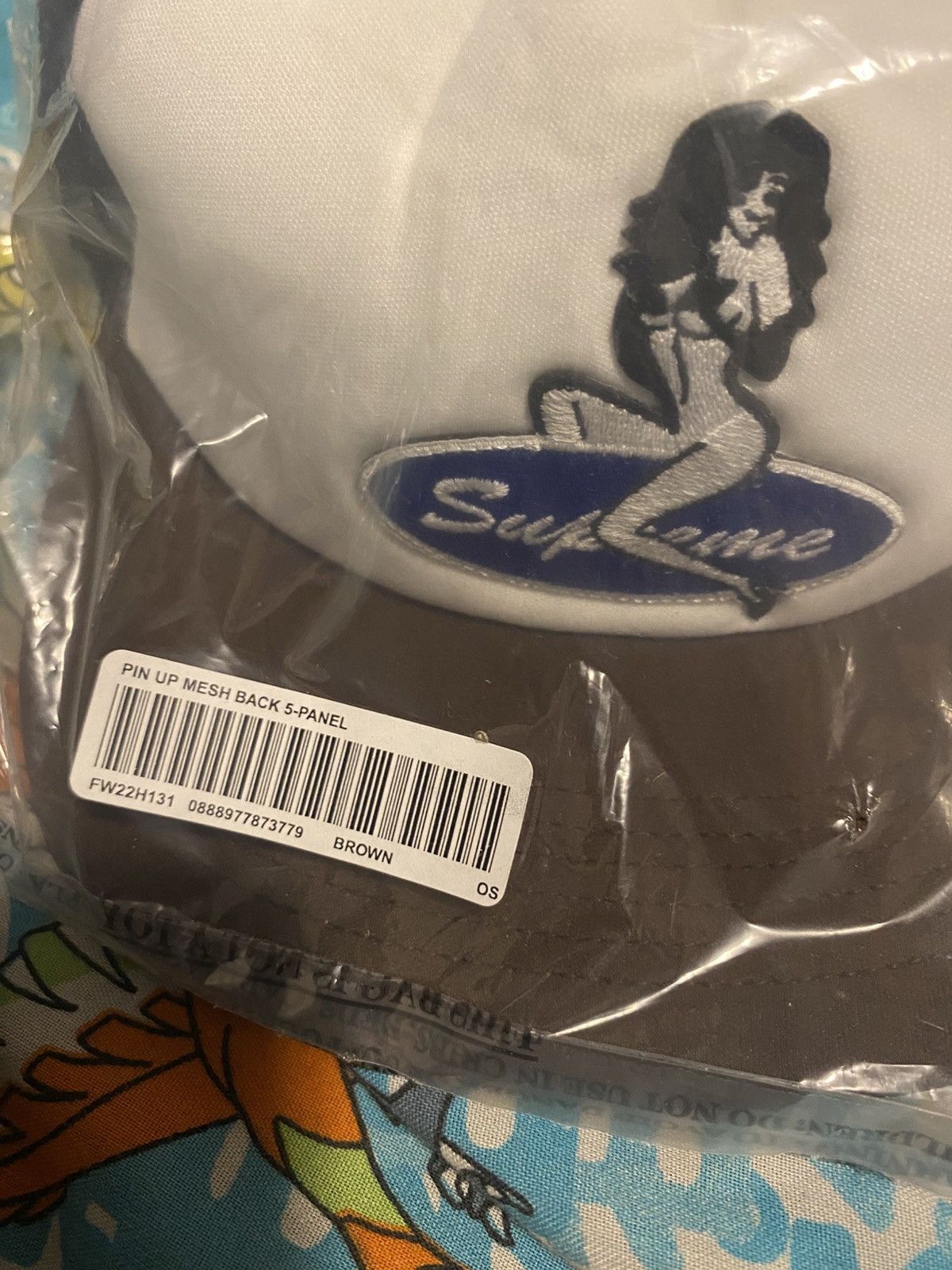 Supreme Supreme Pin Up Mesh Back 5-Panel Brown (FW22) Size ONE SIZE - 4 Thumbnail