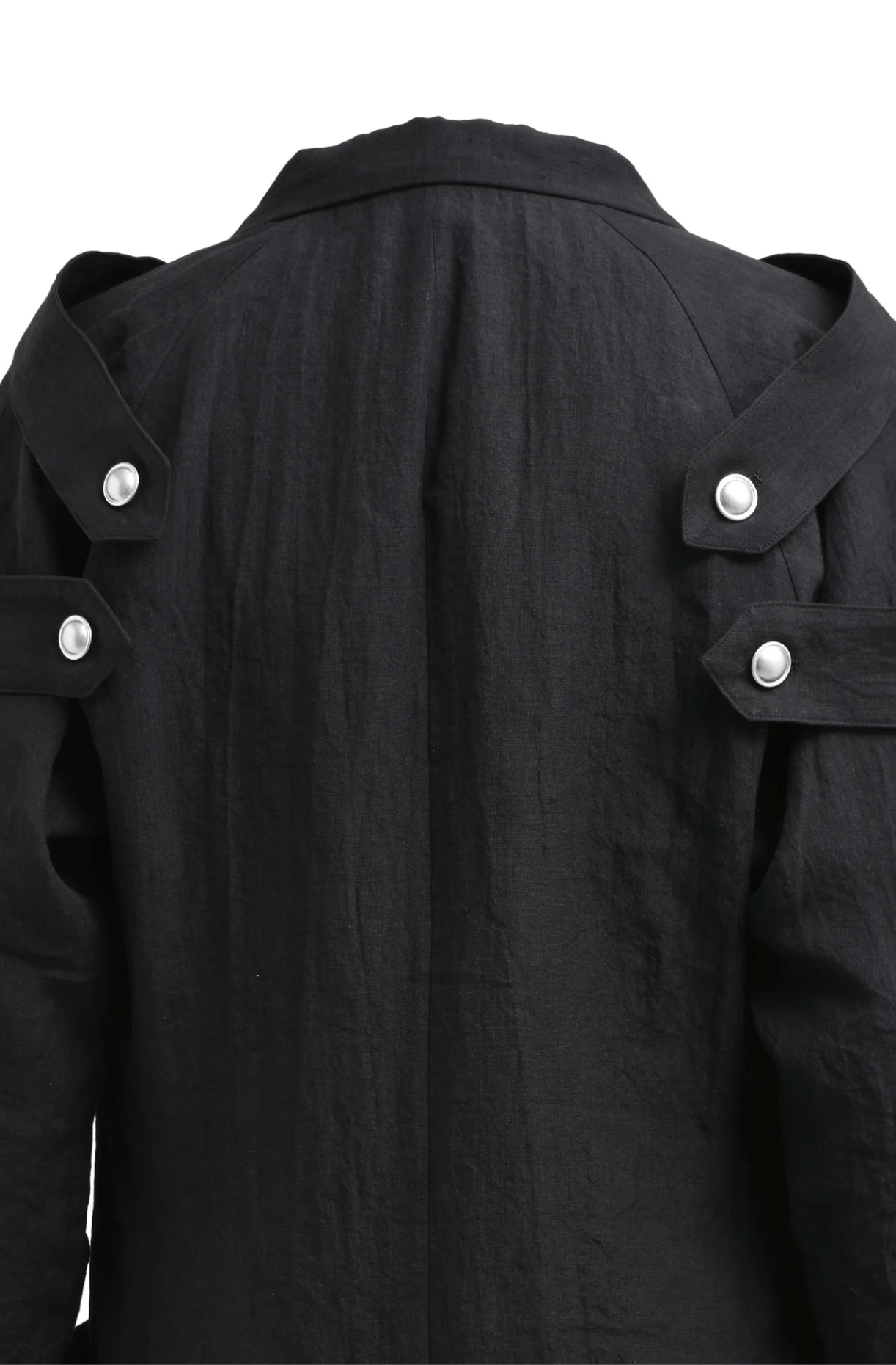 Yohji Yamamoto Yohji Yamamoto Pour Homme LINEN SHOULDER EPAULET ZIGZAG JKT Size US M / EU 48-50 / 2 - 7 Thumbnail