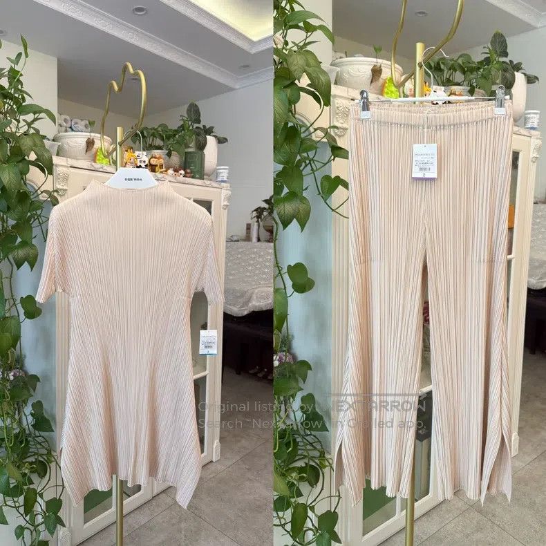 Issey Miyake Issey Miyake Beige Long Top Size L / US 10 / IT 46 - 7 Thumbnail