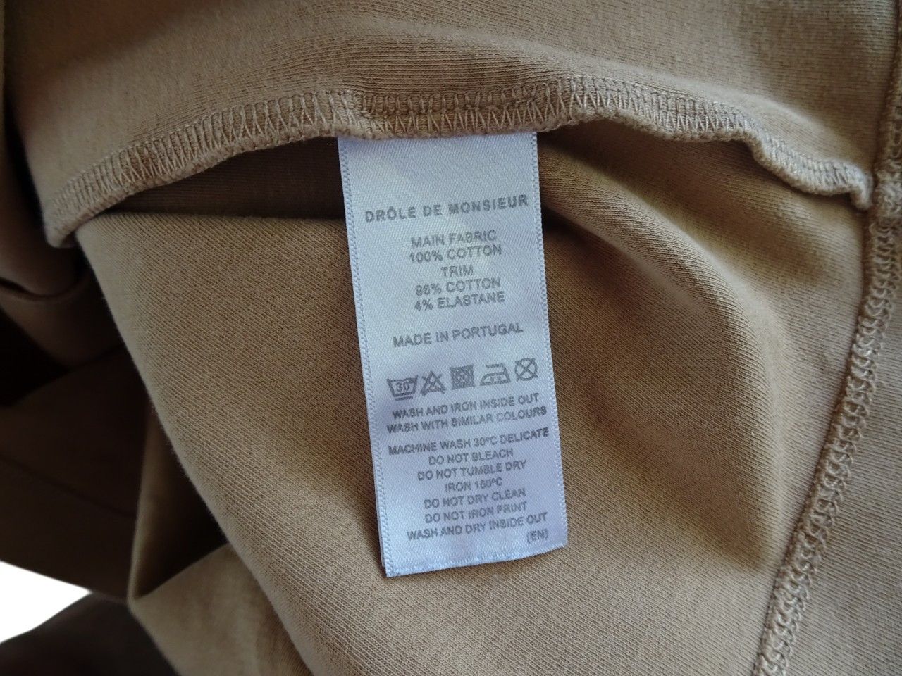 Drole De Monsieur NOT FROM PARIS MADAME SLOGAN TEE Size US M / EU 48-50 / 2 - 3 Thumbnail
