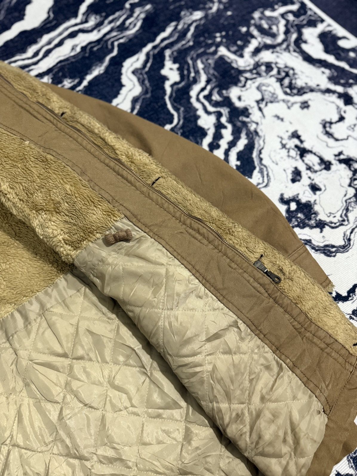 Vintage Vintage uniqlo long parka canvas jacket Size US L / EU 52-54 / 3 - 7 Thumbnail