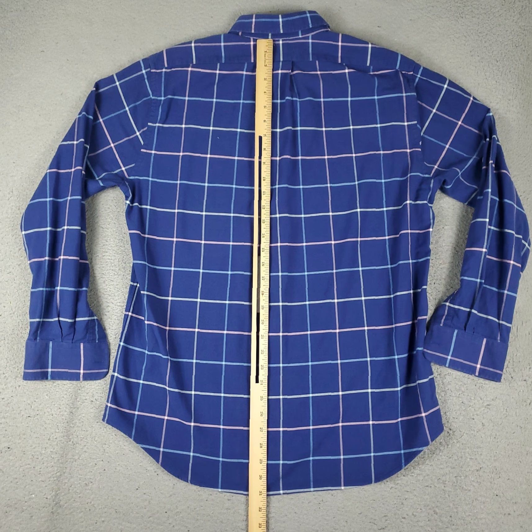 Vineyard Vines Vineyard Vines Shirt Mens Large Blue Check Slim Fit Casual Button Up Long Sleeve Size US L / EU 52-54 / 3 - 4 Thumbnail