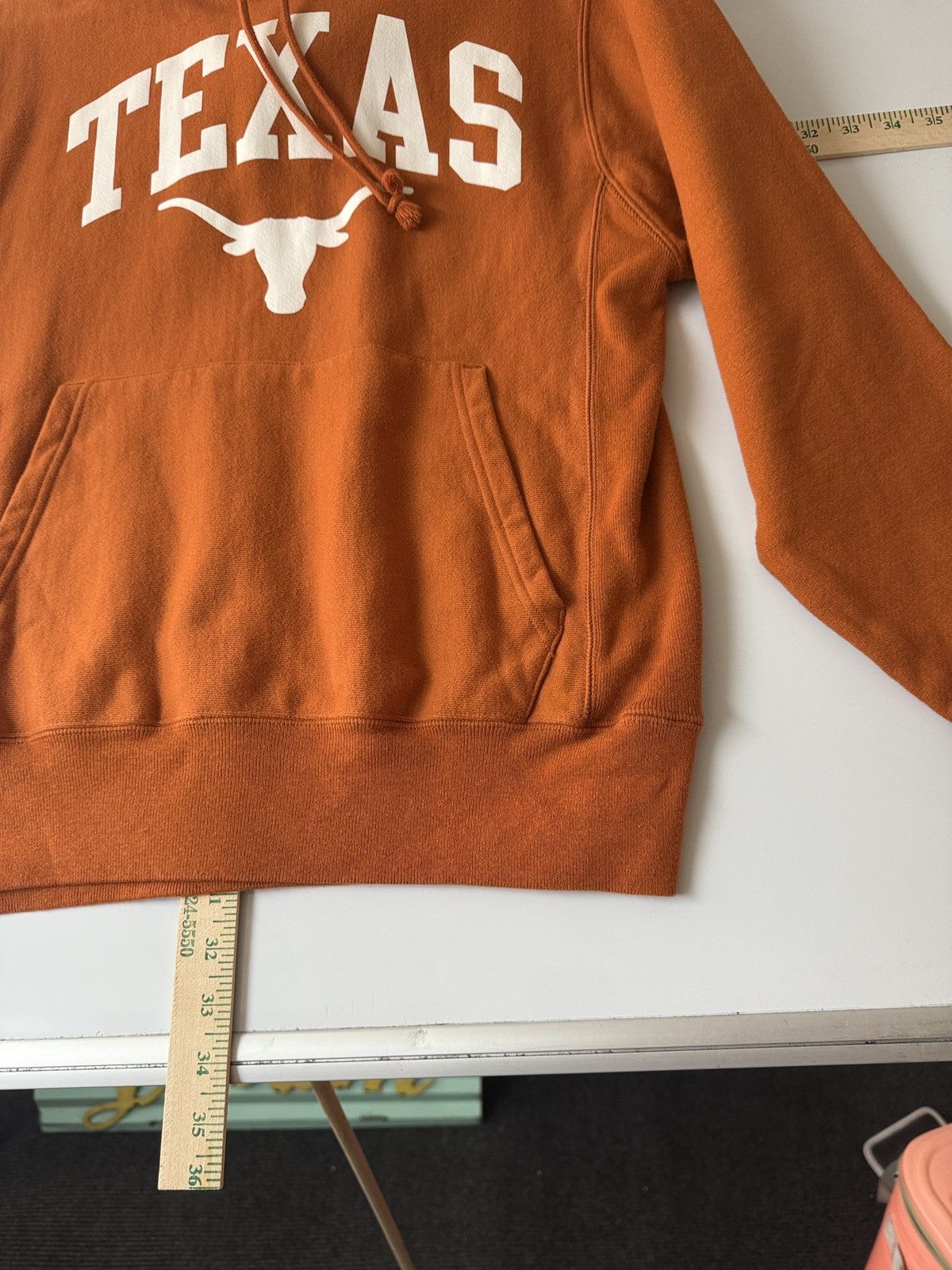 Champion Champion Men's Orange Texas Hoodie Size US S / EU 44-46 / 1 - 5 Thumbnail
