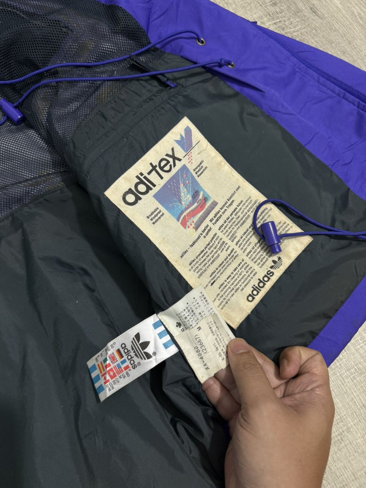 Adidas Vintage adidas aditex jacket Size US M / EU 48-50 / 2 - 9 Thumbnail
