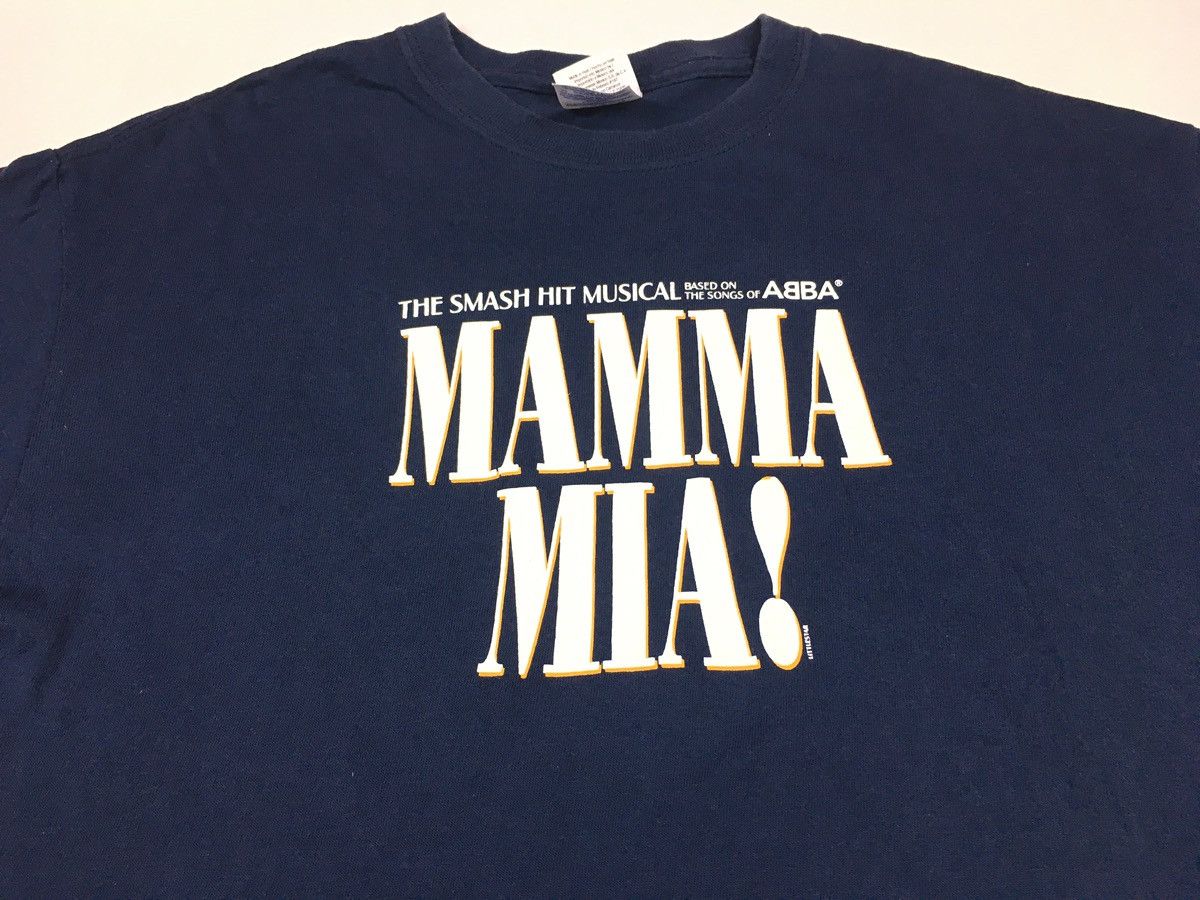 Band Tees ABBA Mamma Mia Smash Hit Musical Printed Tee Unisex Wear Size US M / EU 48-50 / 2 - 3 Thumbnail