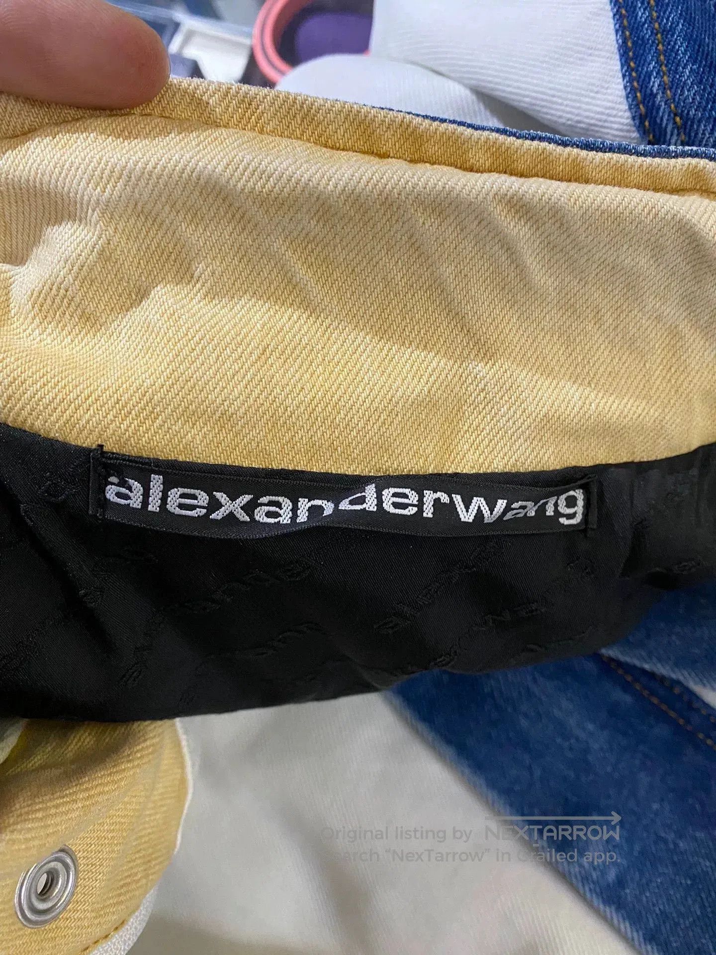 Alexander Wang alexander wang color-block denim jacket. Size XS / US 0-2 / IT 36-38 - 6 Thumbnail
