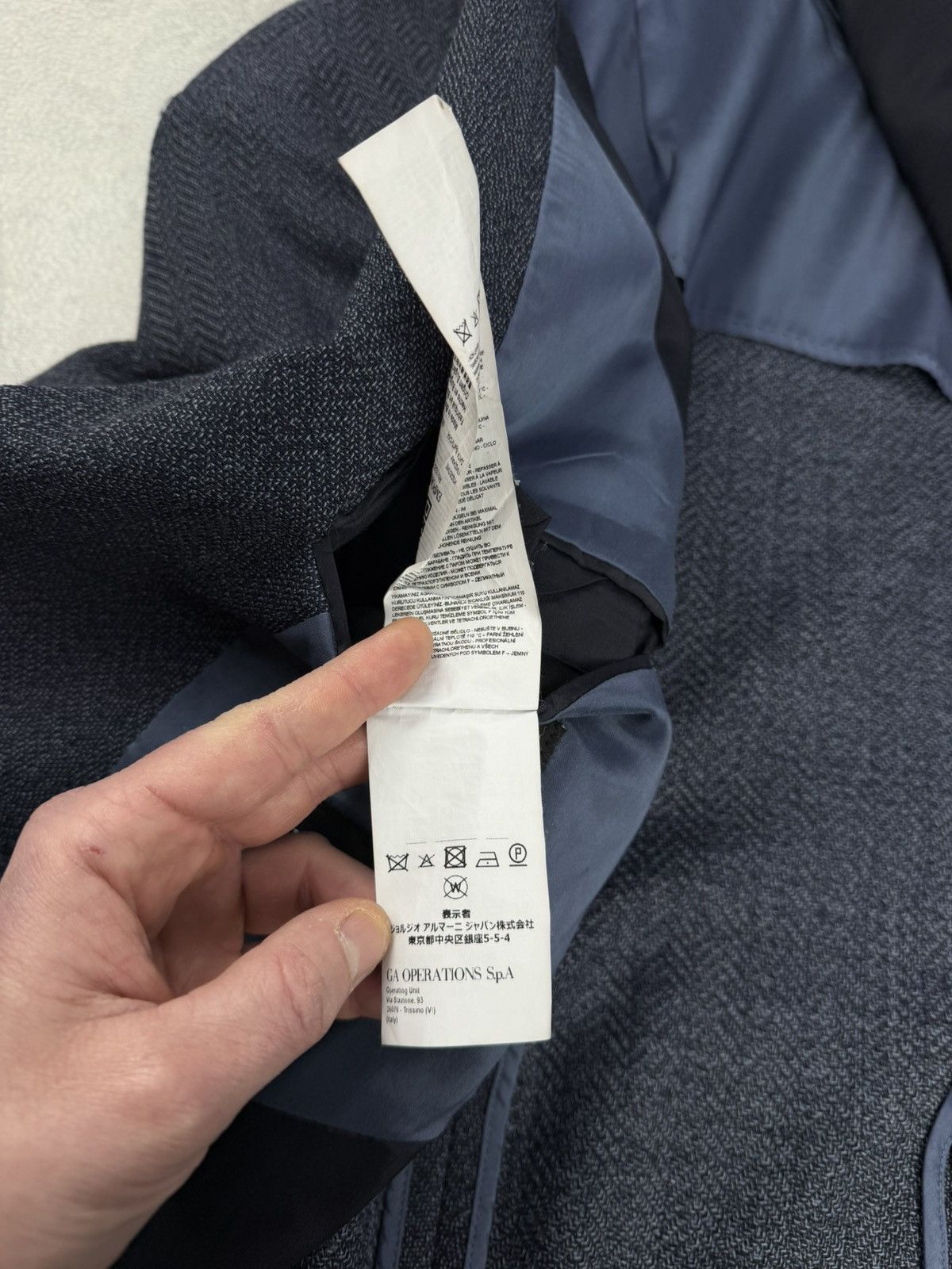Emporio Armani Emporio Armani G Line Deco Fleck Blazer Jacket Size 52 Size 42R - 11 Thumbnail