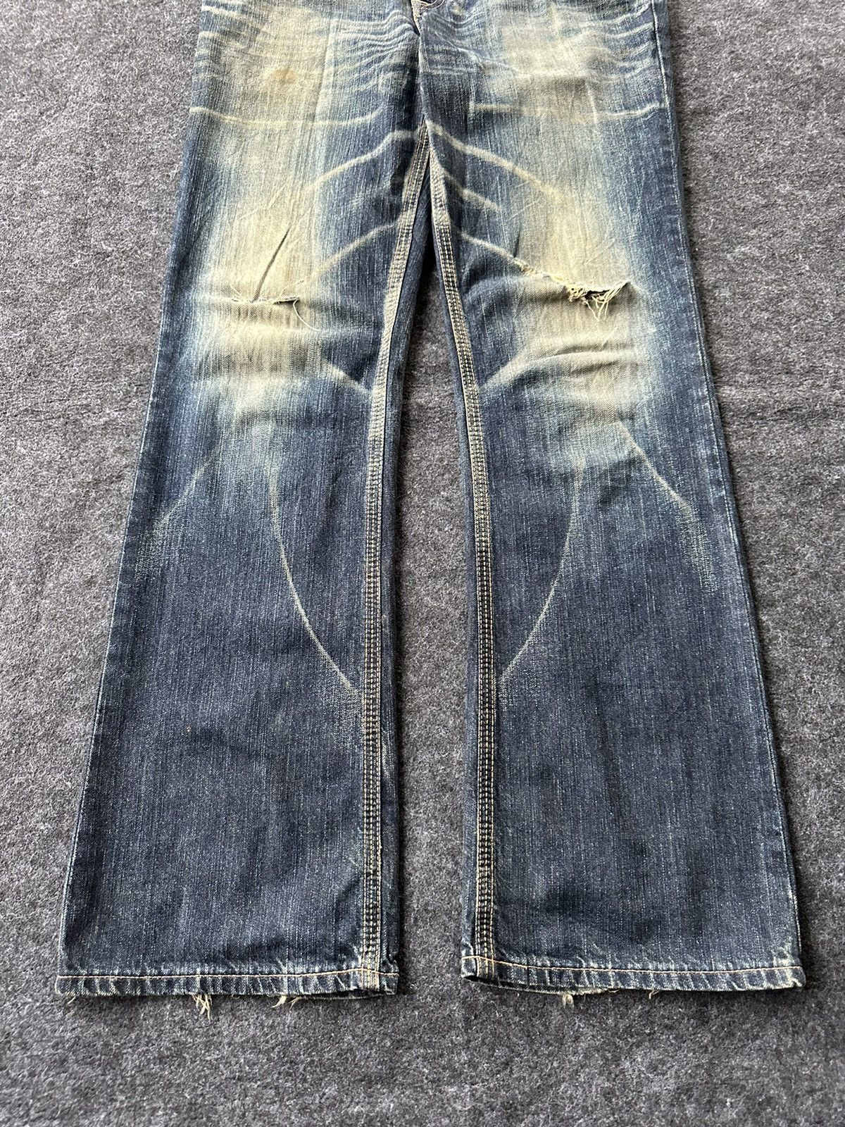 Edwin Vintage Edwin 441XVS Worn Ryaty Mud Wash Denim 32x34 D510 Size US 32 / EU 48 - 4 Thumbnail