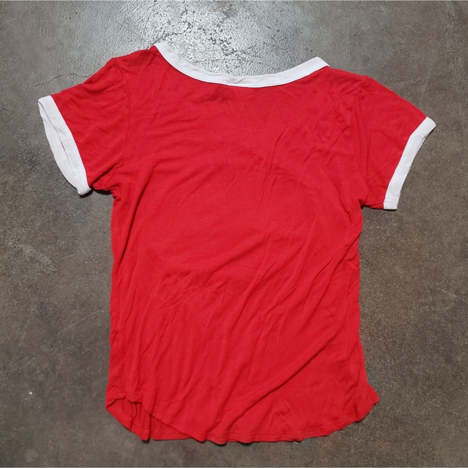 Other Red Smooch | FREE KISSES | Short Sleeve Size S / US 4 / IT 40 - 2 Thumbnail