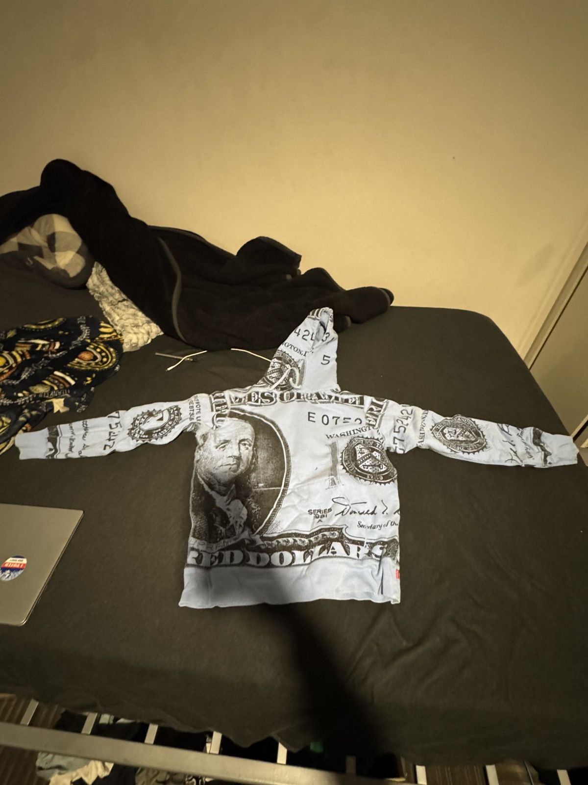 Supreme Supreme Blue $100 Bill Hoodie Size US M / EU 48-50 / 2 - 3 Thumbnail