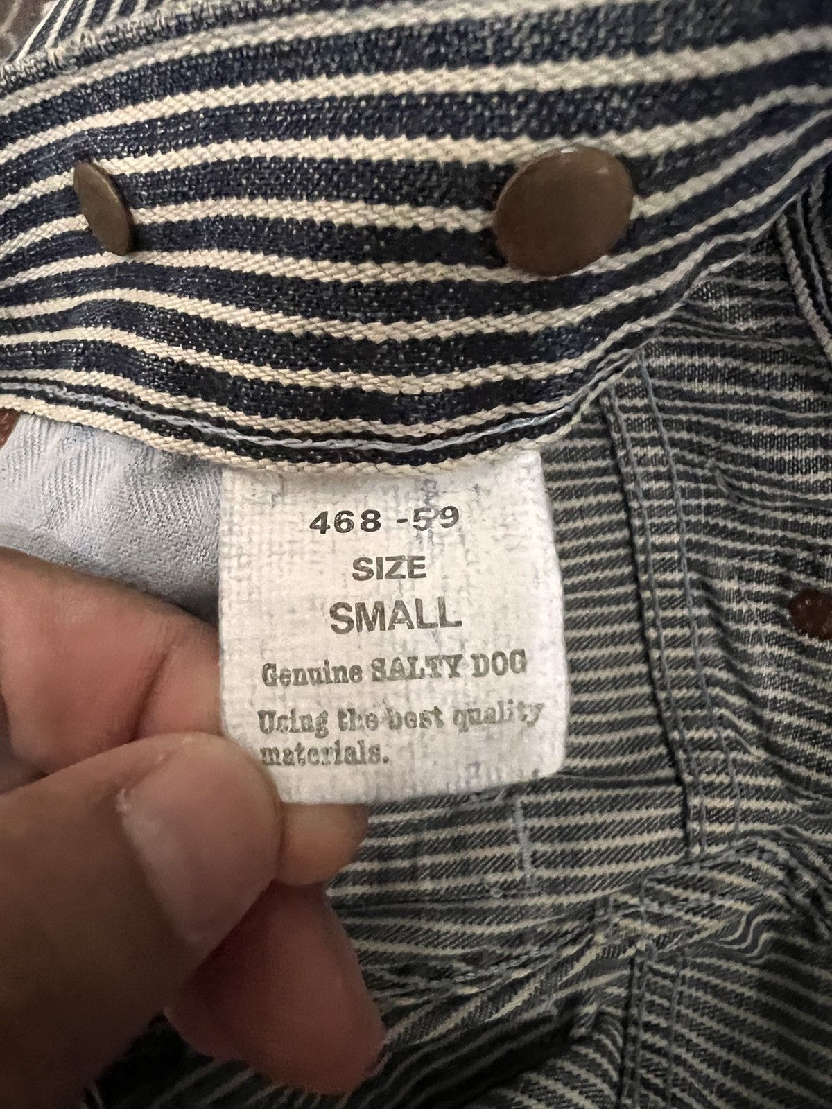 Japanese Brand Japanese Brand Salty Dog Hickory Workers Pant Size US 29 - 8 Thumbnail