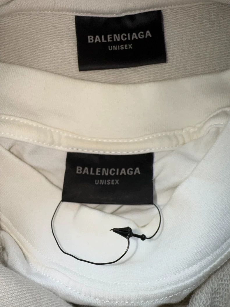 Balenciaga Balenciaga 3XL faux two-piece hoodie sweatshirt Size US L / EU 52-54 / 3 - 3 Thumbnail