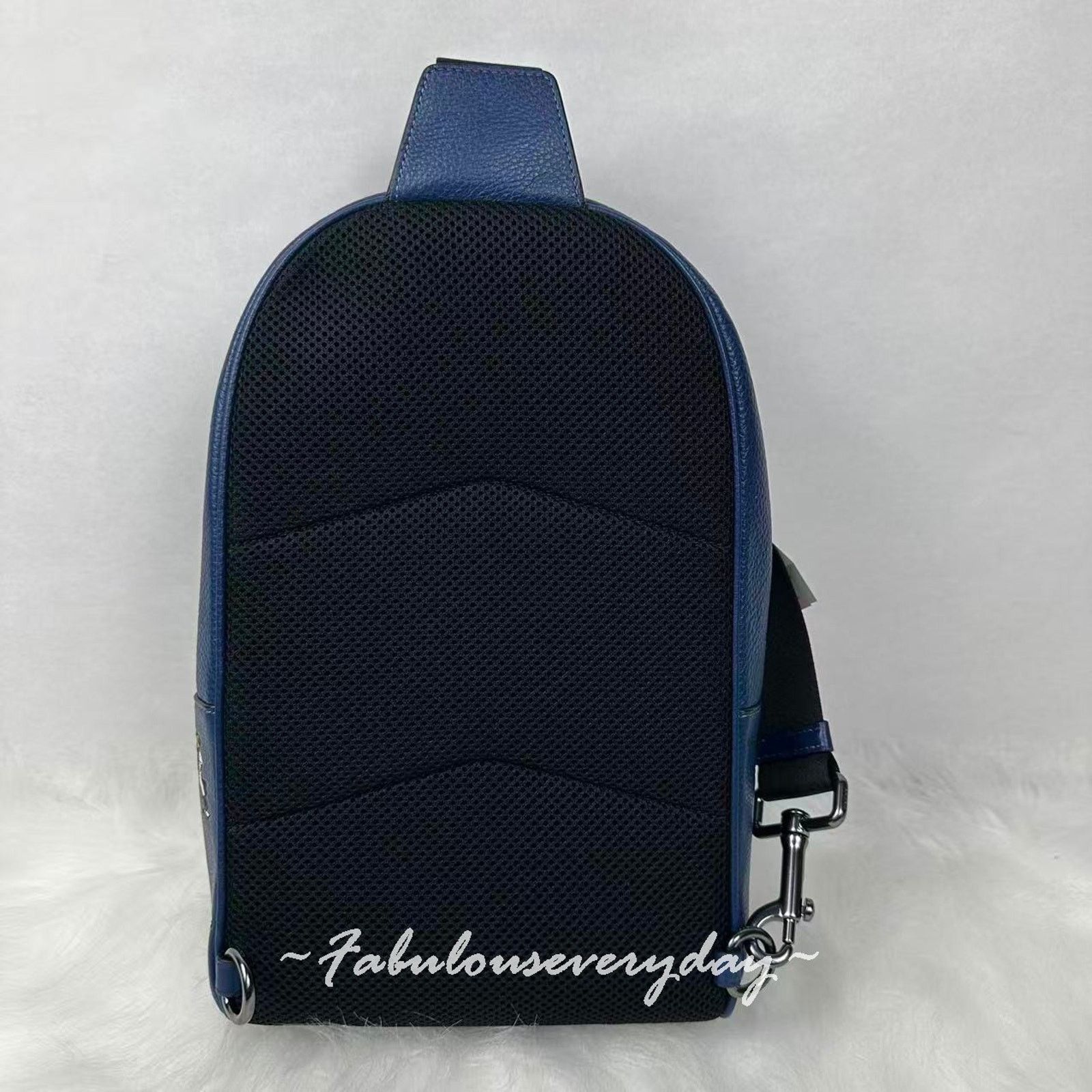 Coach Coach MENS West Pack Baseball Print Leather/Deep Blue Sports Size ONE SIZE - 3 Thumbnail