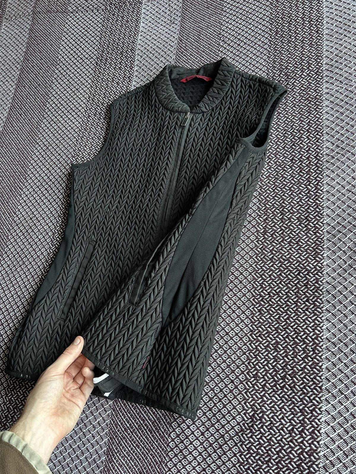 Kappa Robe Di Kappa Streetwear Vest Unisex Total Black Size Large Size L / US 10 / IT 46 - 4 Thumbnail