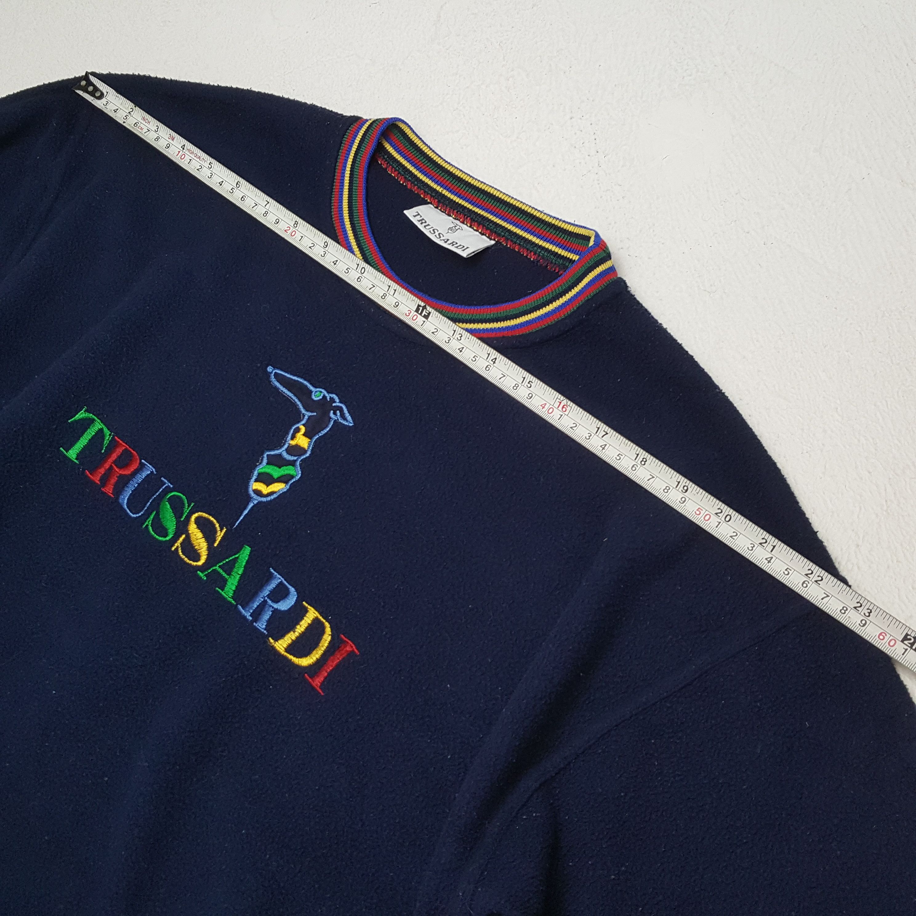 Trussardi × Vintage Vintage TRUSSARDI Italian Fashion Brand Sweatshirt Size US S / EU 44-46 / 1 - 4 Thumbnail