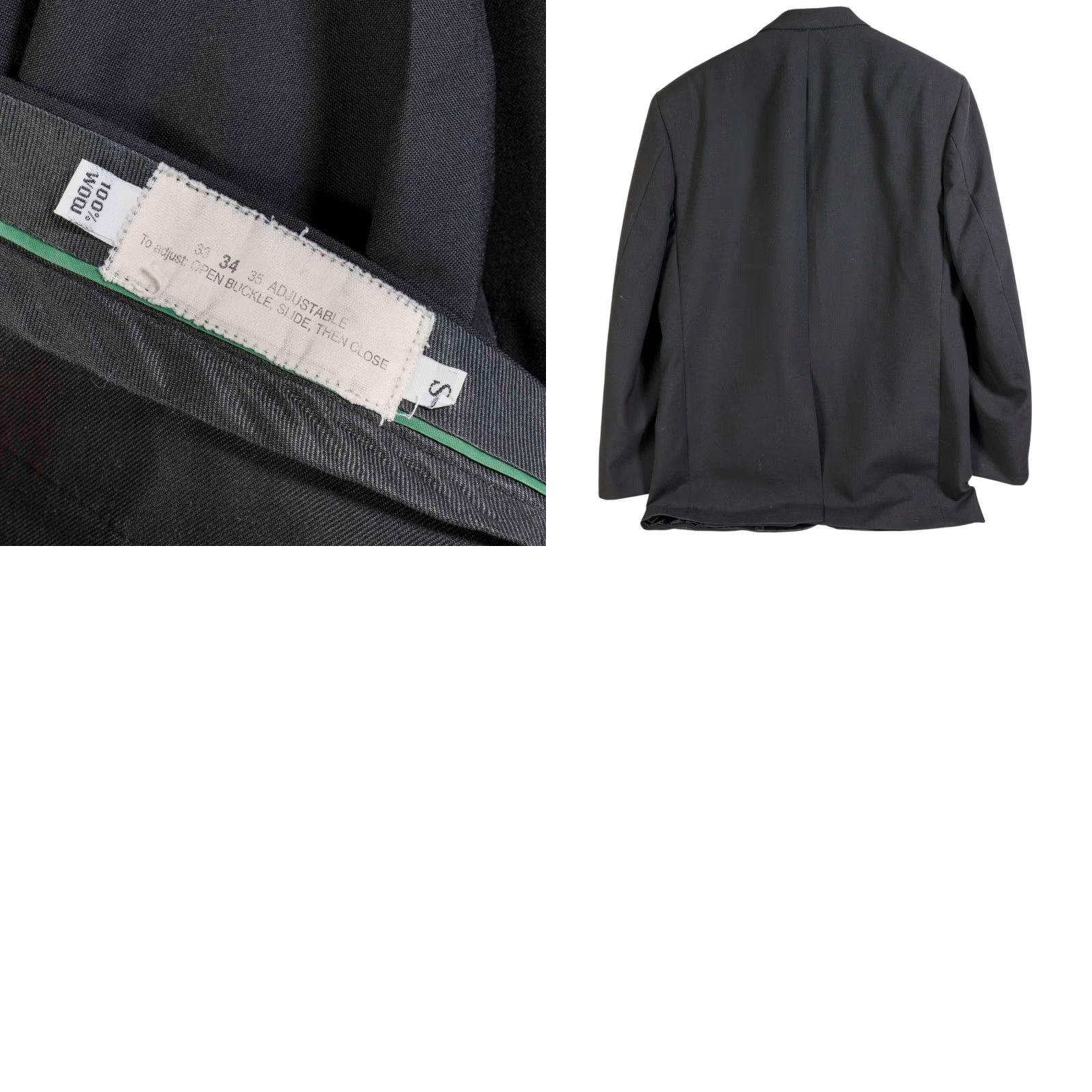 Vintage Calvin Michaels Tuxedo Junction 3 Piece Black Formal Tuxedo Set Size 39R Size 40R - 8 Thumbnail