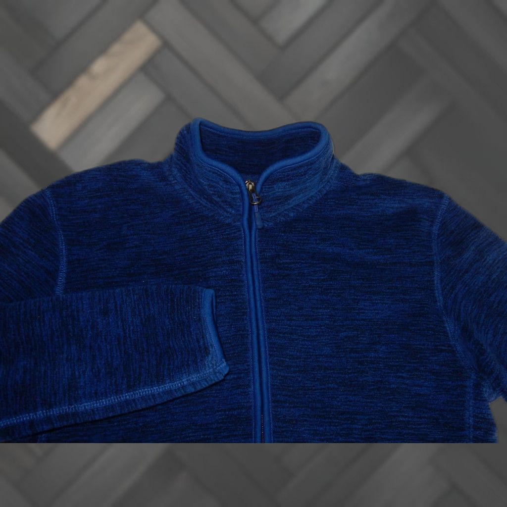 Uniqlo VINTAGE Uniqlo Men's Fleece Bomber Jacket Size S Blue Autumn 90s Outerwear Size US S / EU 44-46 / 1 - 1 Thumbnail