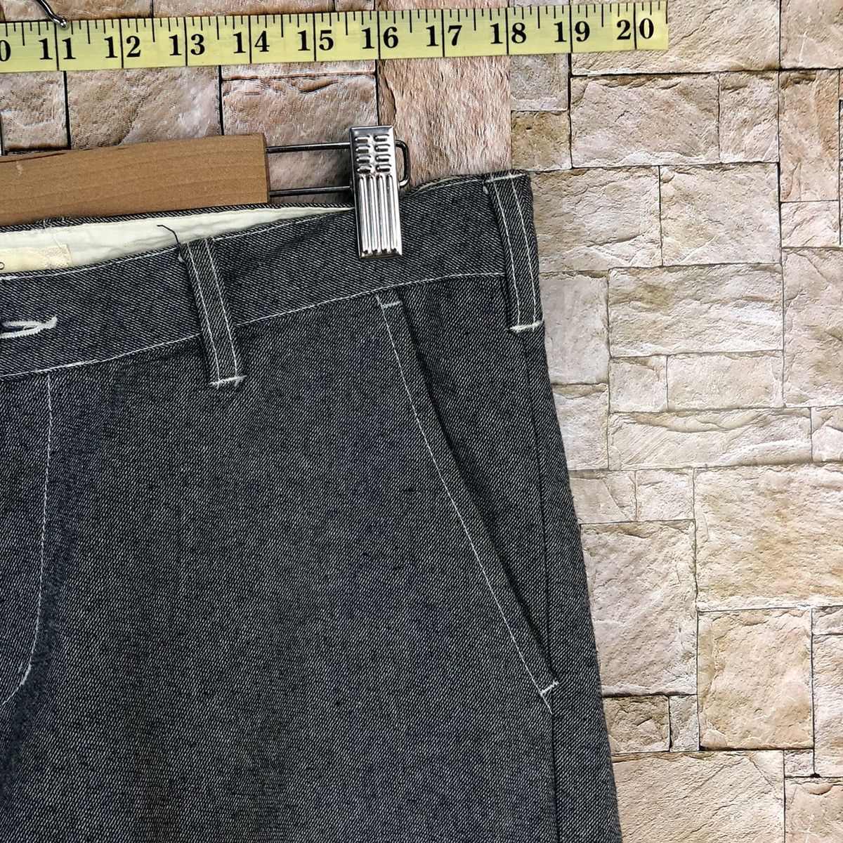 Japanese Brand Ikka Grey Cargo utility tactical Multipocket Pants #A840 Size US 31 - 9 Thumbnail