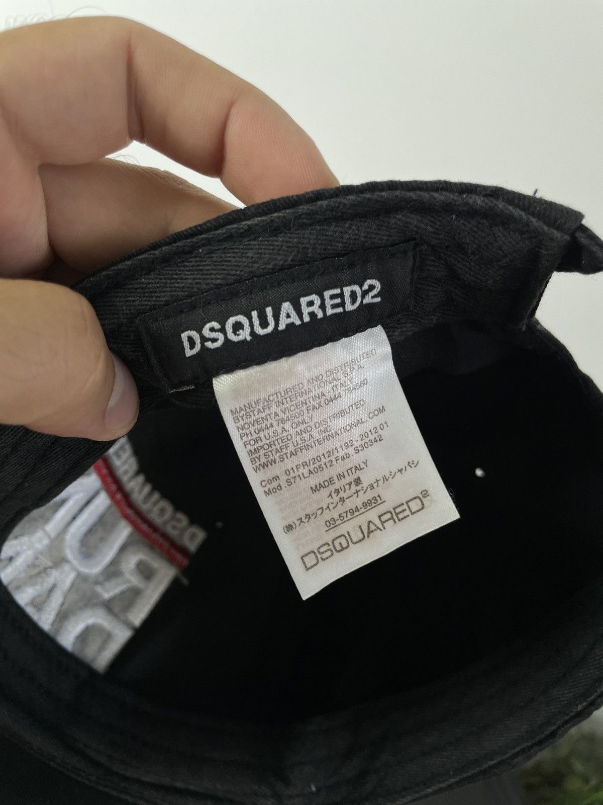 Dsquared2 Vintage Sun Faded Dsquared Run Dan cap Size ONE SIZE - 7 Thumbnail