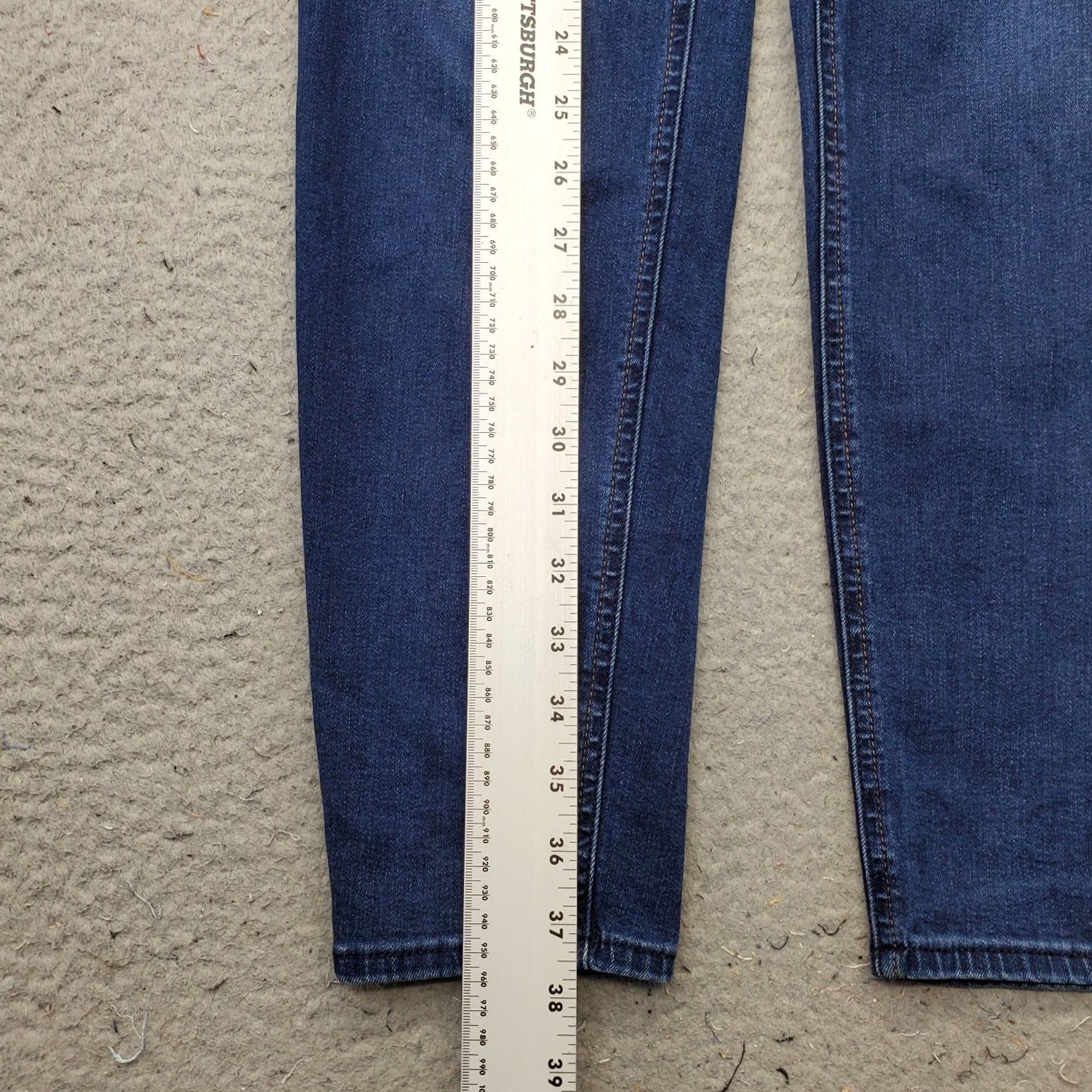 Talbots Talbots Women Jeans 6 Blue Denim Five Pocket Jegging Stretch Regular Waist 27.25 Inseam Vintage No Size 28" / US 6 / IT 42 - 3 Thumbnail