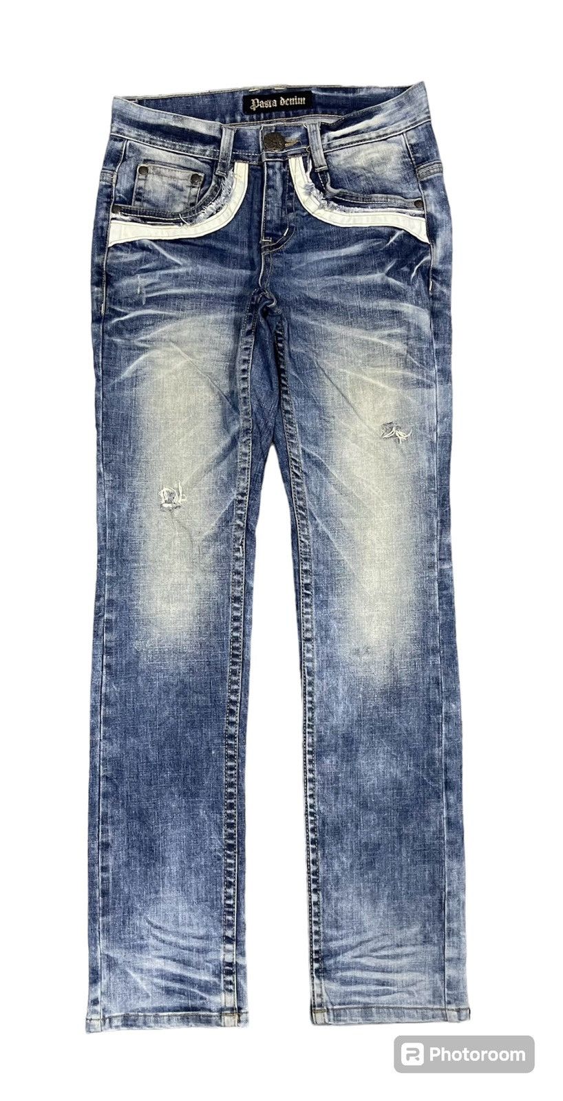 If Six Was Nine PASTA DENIM INSPIRED WASHABLE DENIM BRAND PASTA DENIM Size US 27 - 2 Thumbnail