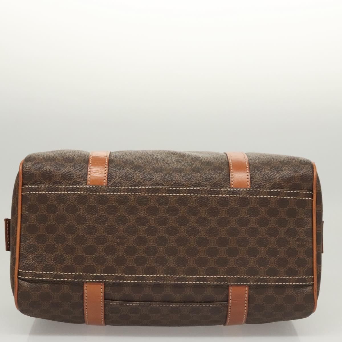 Celine CELINE Macadam Canvas Hand Bag Pvc Leather Brown Gold Size ONE SIZE - 5 Thumbnail