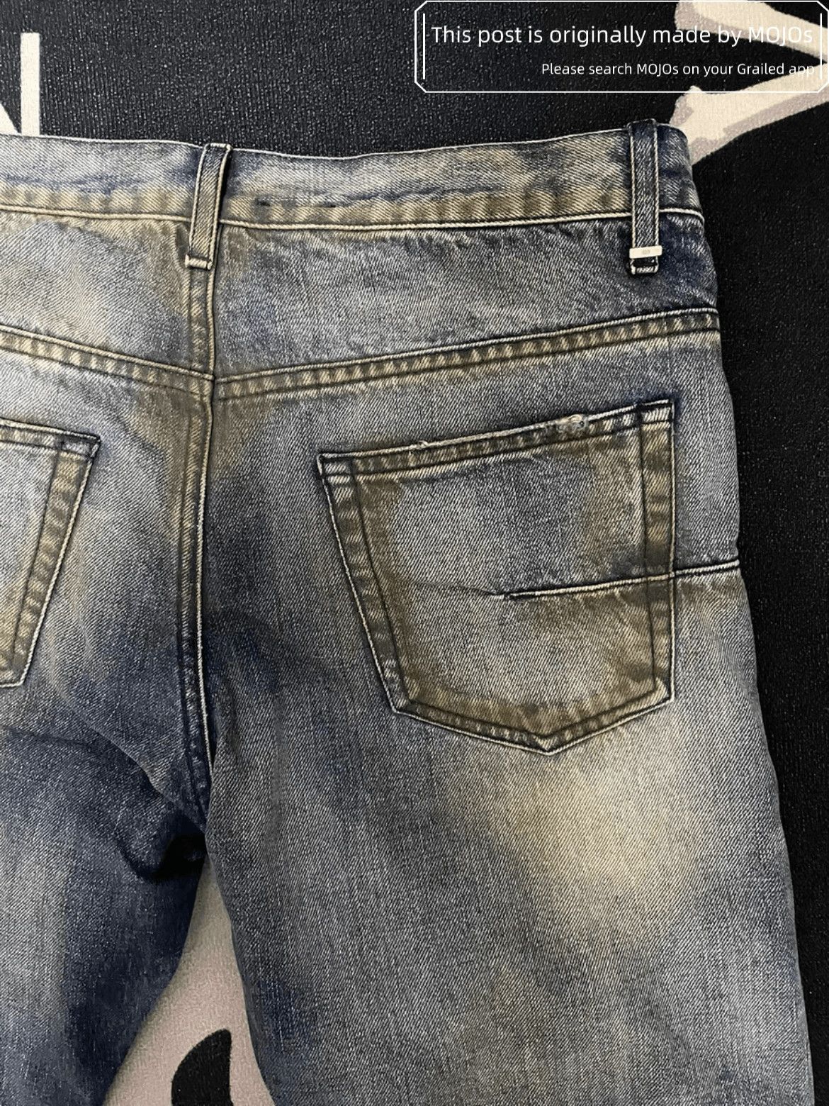 Dior Dior Homme Oil Dirt Washed Denim Size US 31 - 5 Thumbnail