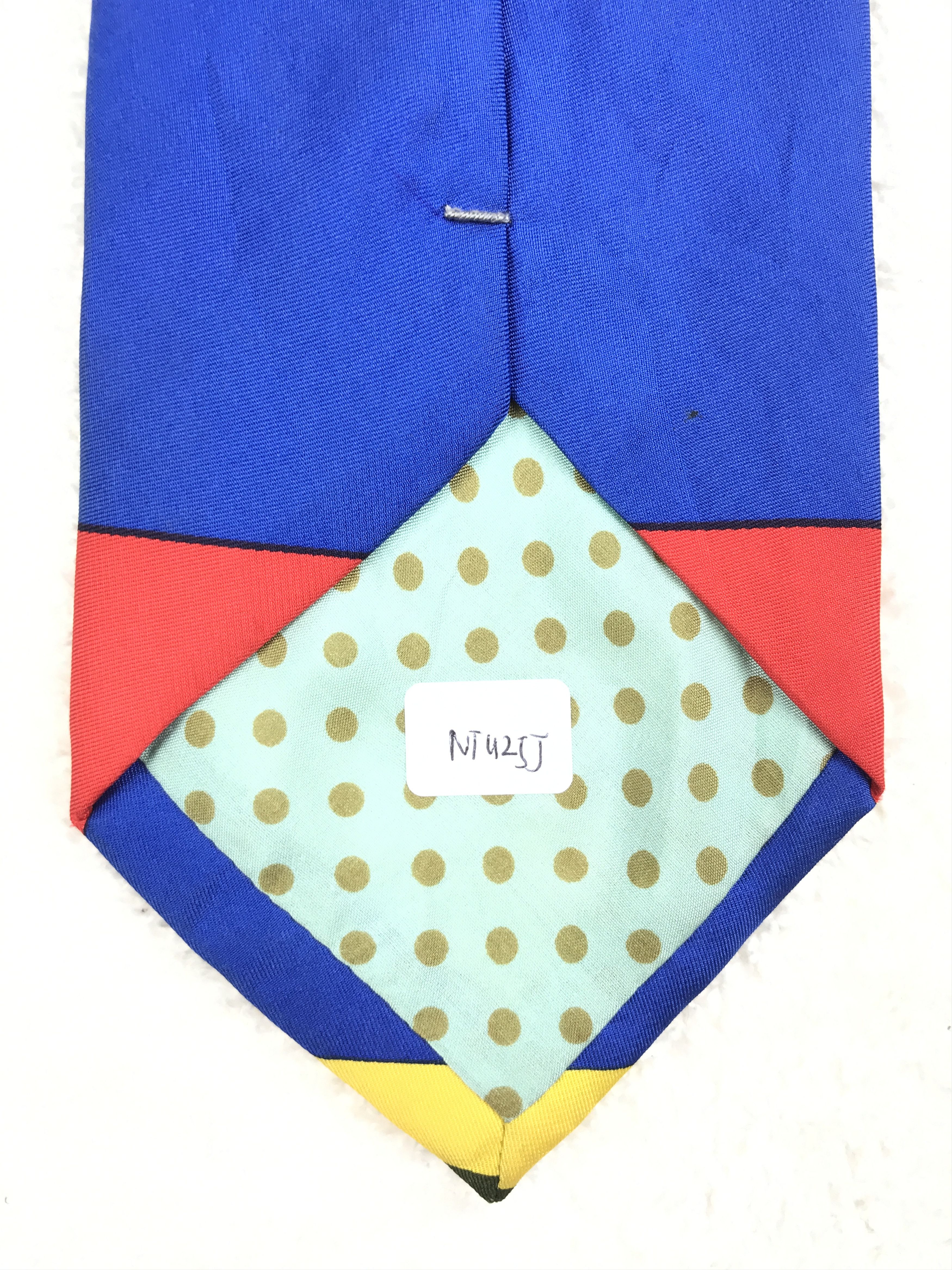 Designer × Vintage Vintage Gene Meyer Silk Necktie Size ONE SIZE - 7 Thumbnail