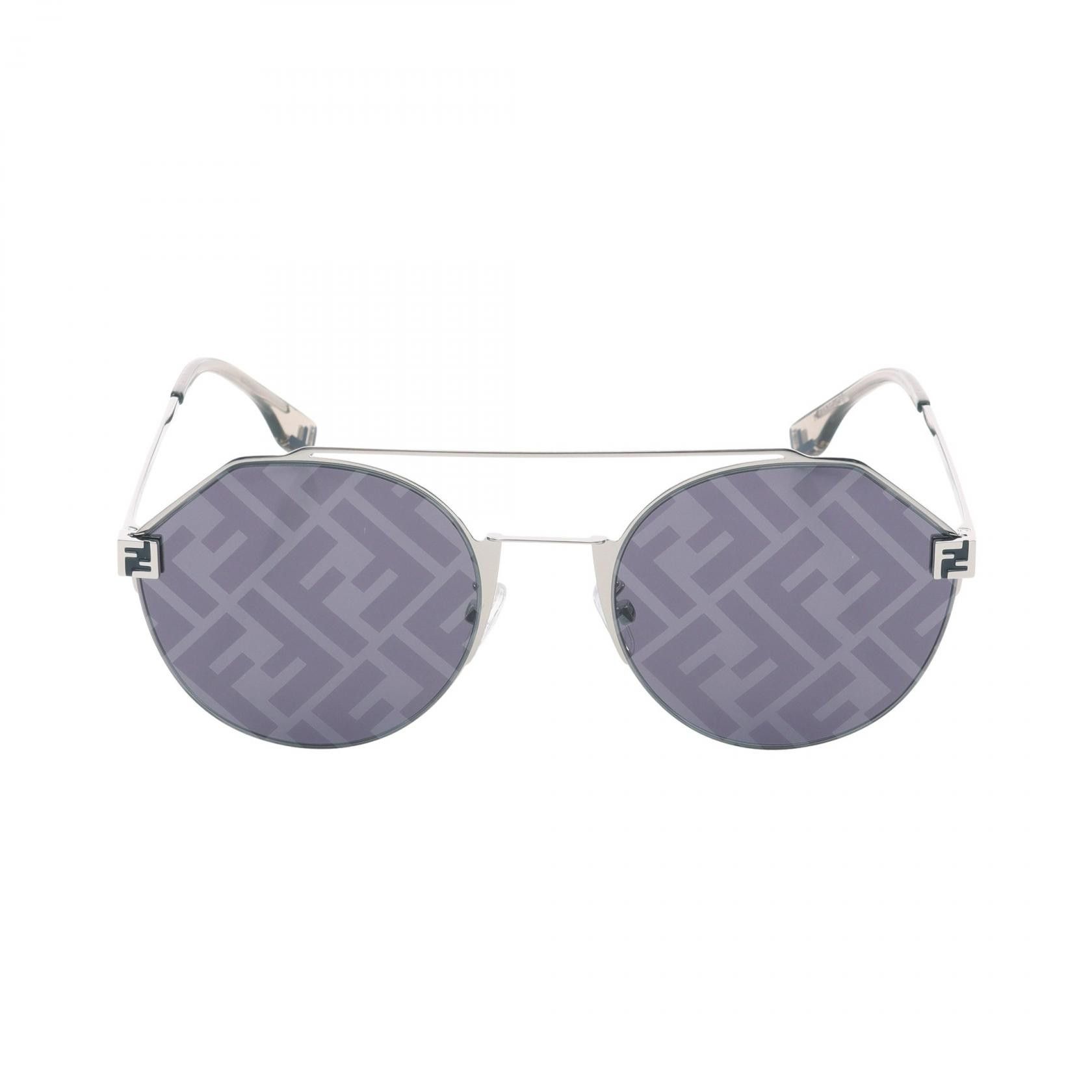 Fendi Fendi Fendi FF Pattern Metal Sunglasses Metal Sunglasses 40060U16X DUTY FREE for USA Size ONE SIZE - 1 Thumbnail