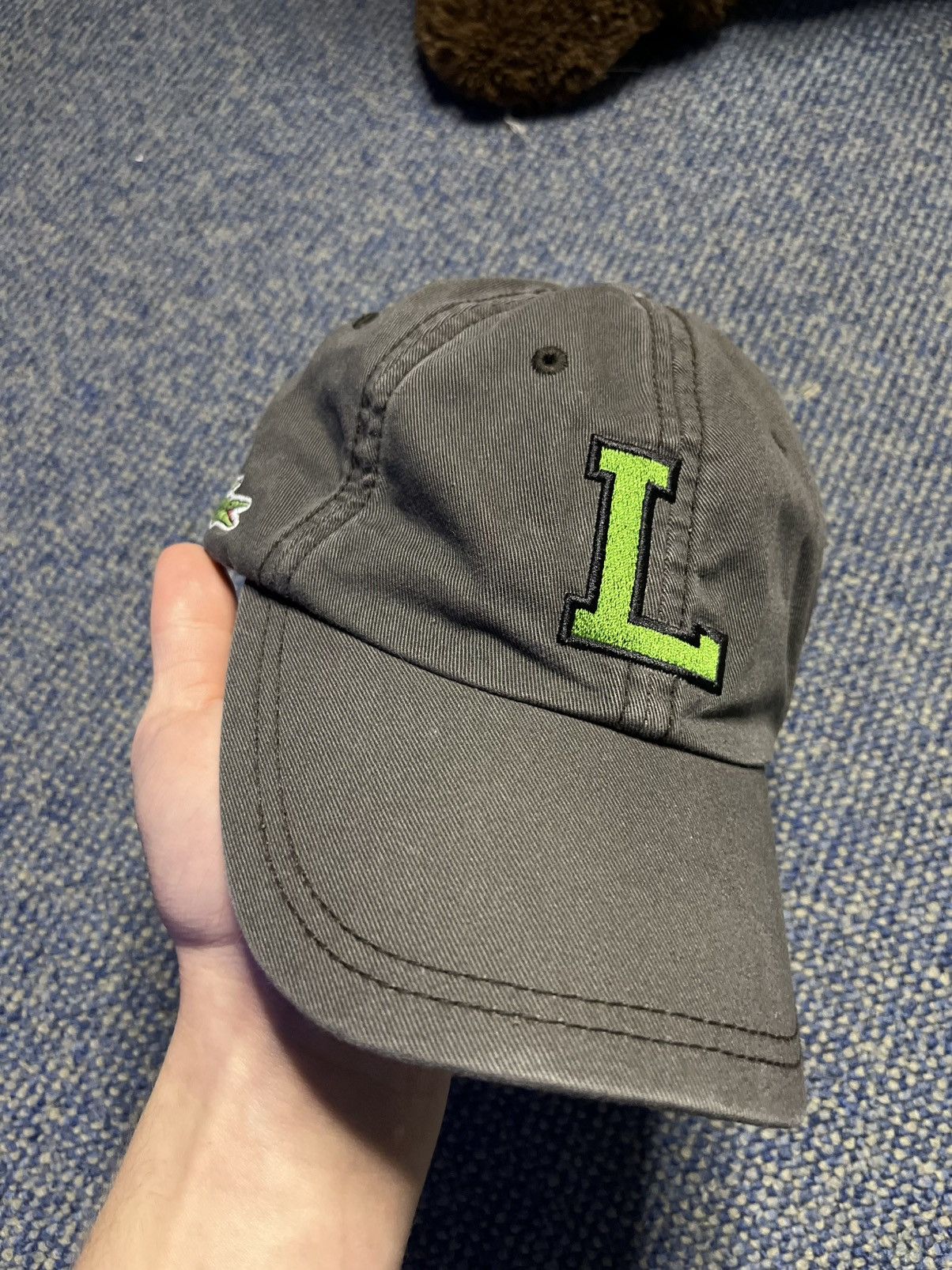 Lacoste × Vintage Vintage Lacoste “L” Logo Cap – Rare Grey/Green Dad Hat Size ONE SIZE - 2 Thumbnail
