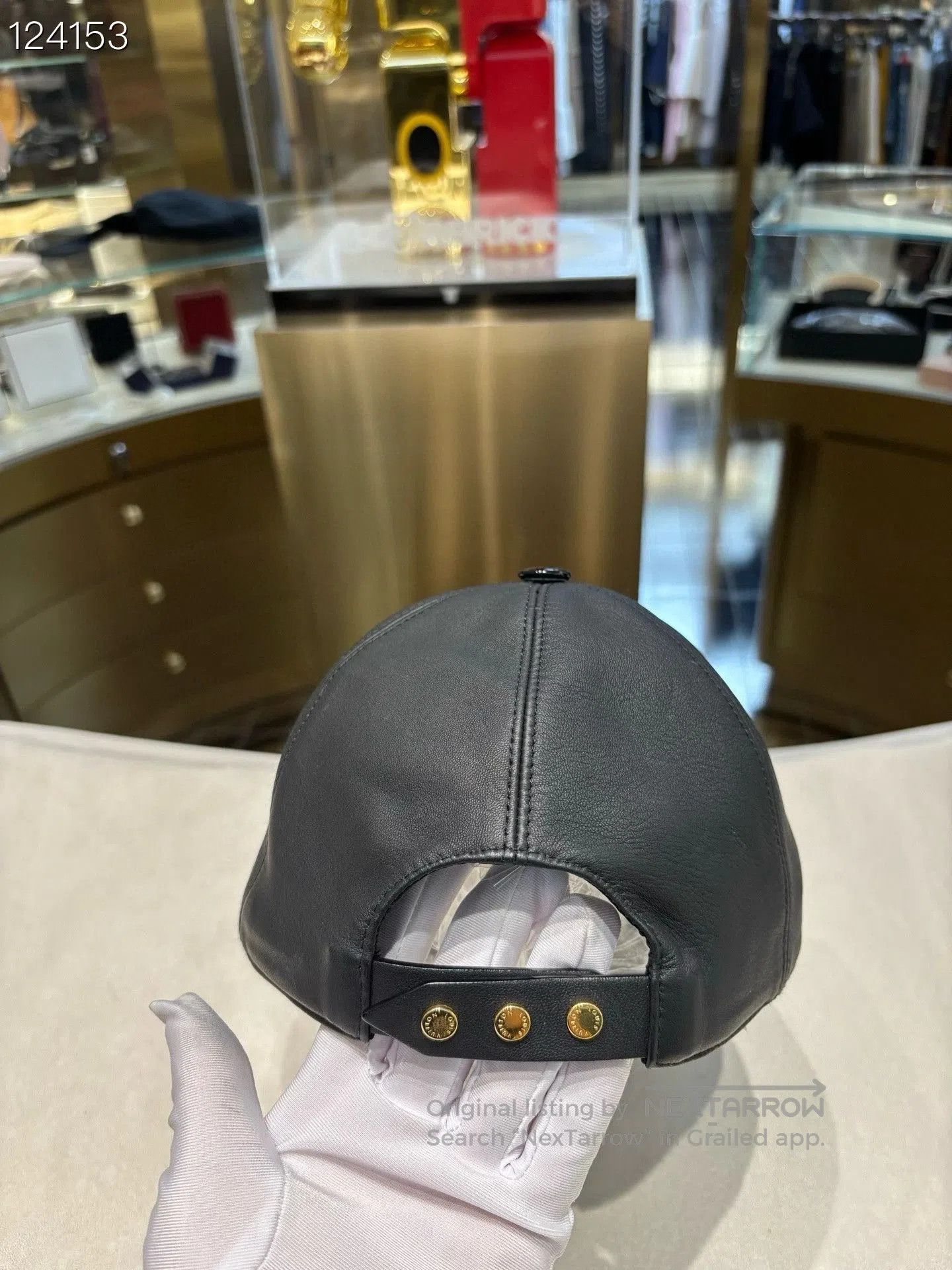 Louis Vuitton Louis Vuitton Logo Black Baseball Cap. Size ONE SIZE - 3 Thumbnail