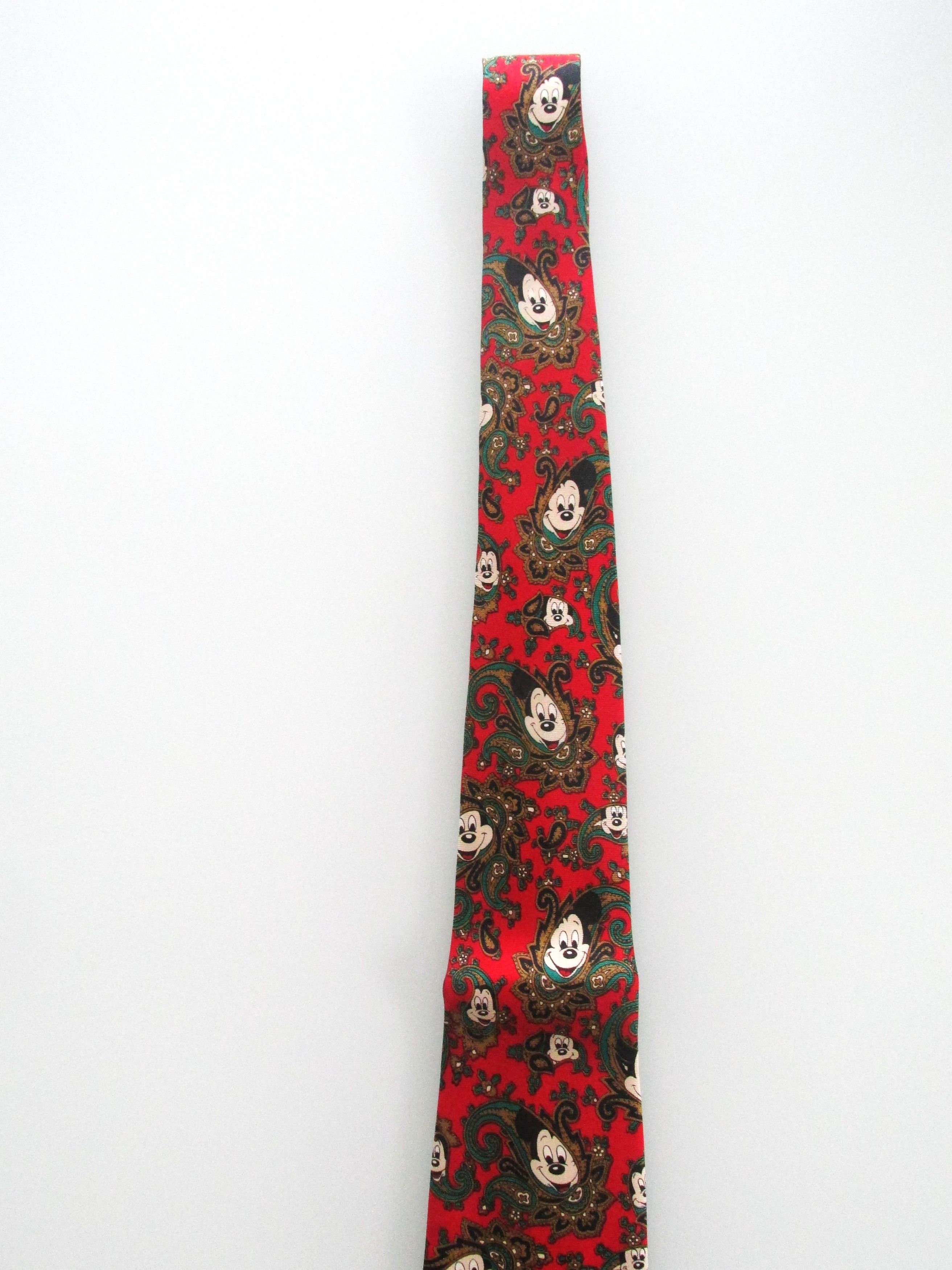Disney Mickey Mouse/Disney Men's Silk Tie Size ONE SIZE - 3 Thumbnail