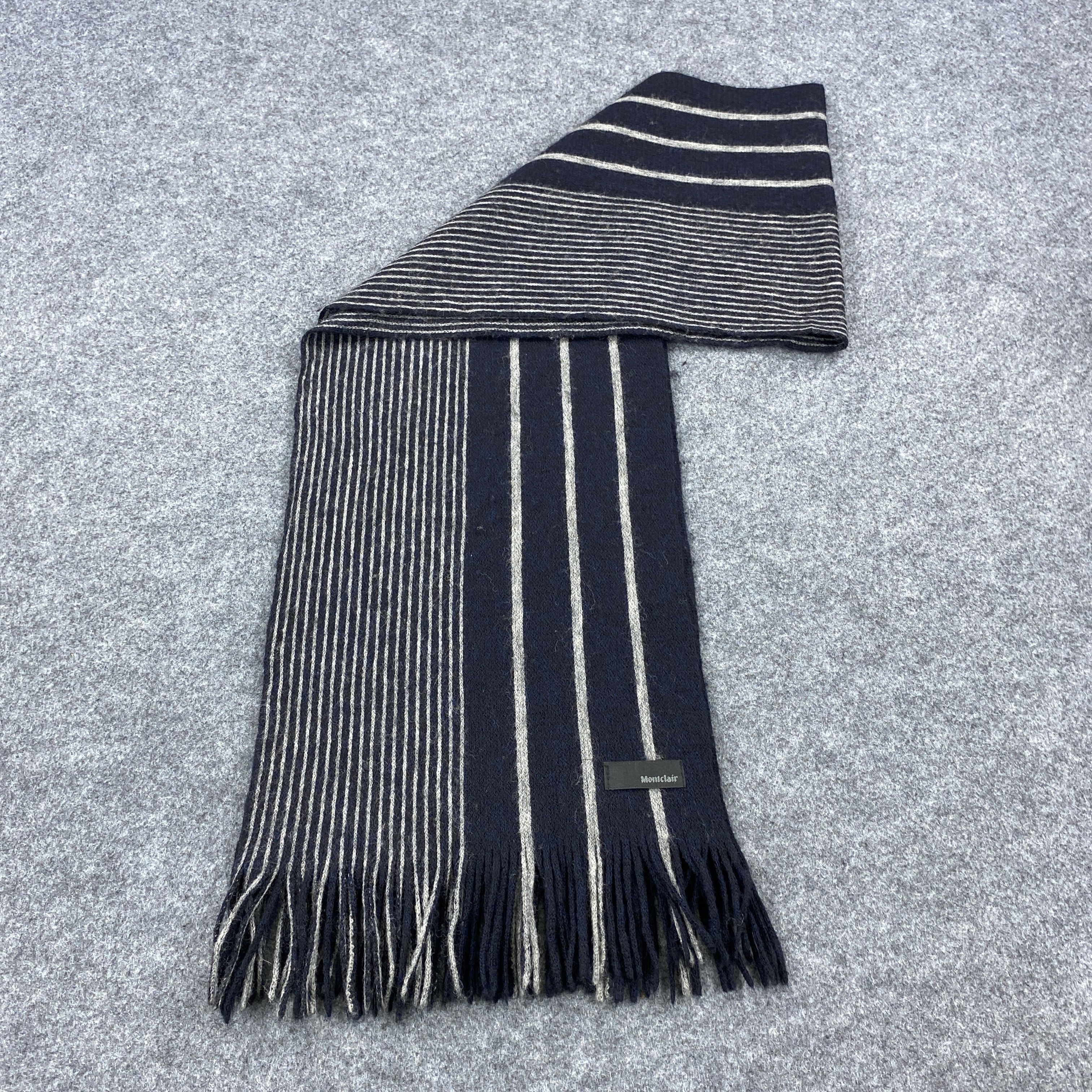 Vintage Montclair Scarf # Muffler # Neckwear # D683 Size ONE SIZE - 8 Thumbnail