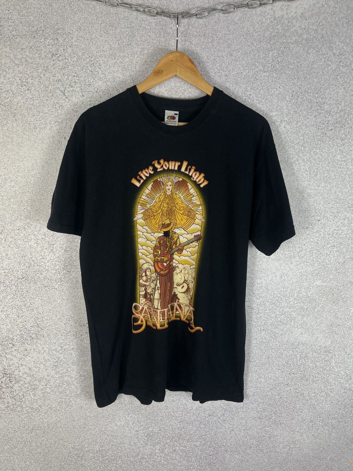 Band Tees Vintage Carlos Santana Live Your Light Rock Band Tour Tee Size US L / EU 52-54 / 3 - 1 Thumbnail