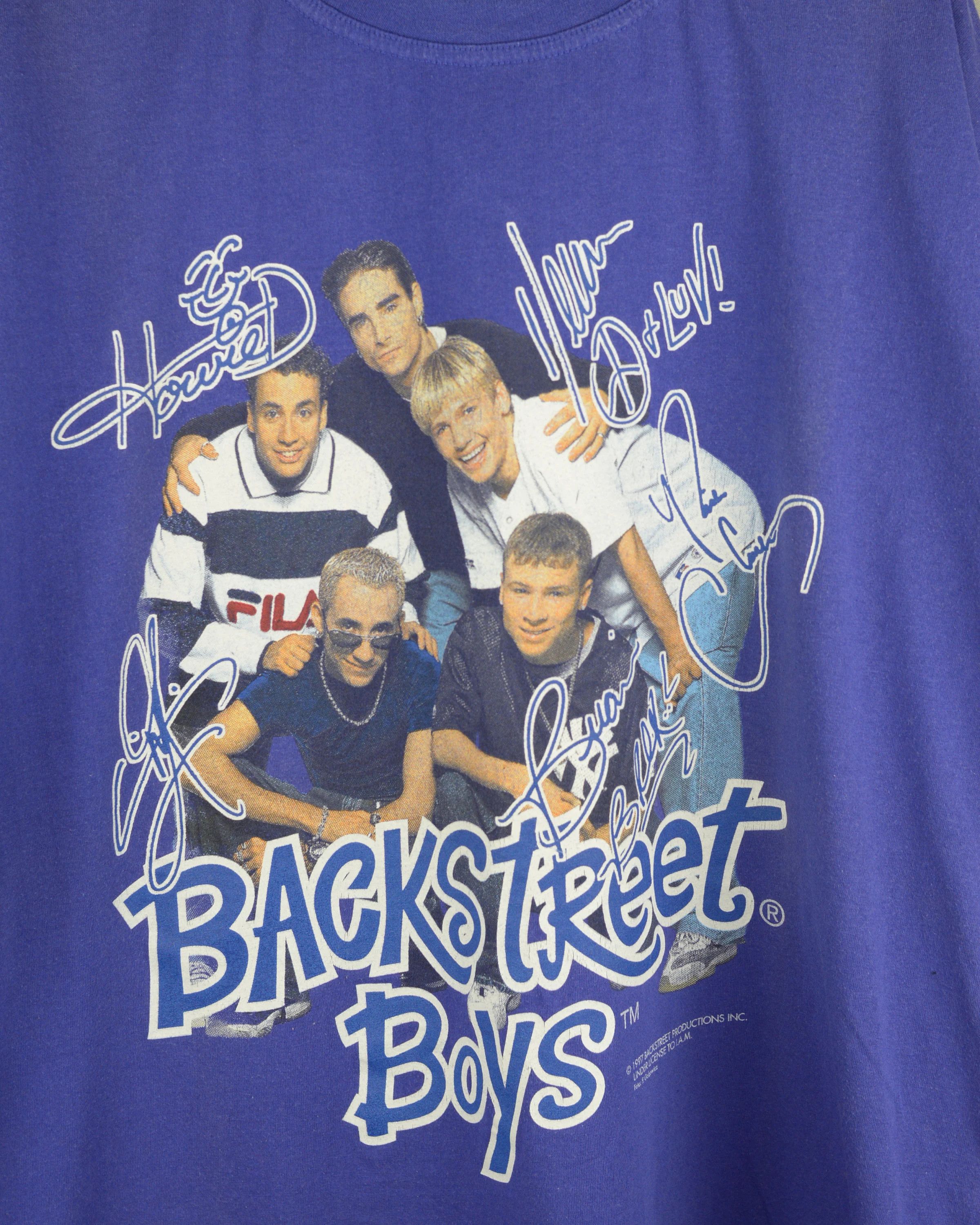 Vintage Vintage Backstreet Boys 1997 t shirt Size US XL / EU 56 / 4 - 2 Thumbnail