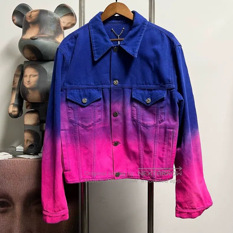 Louis Vuitton Neon ombre denim jacket
