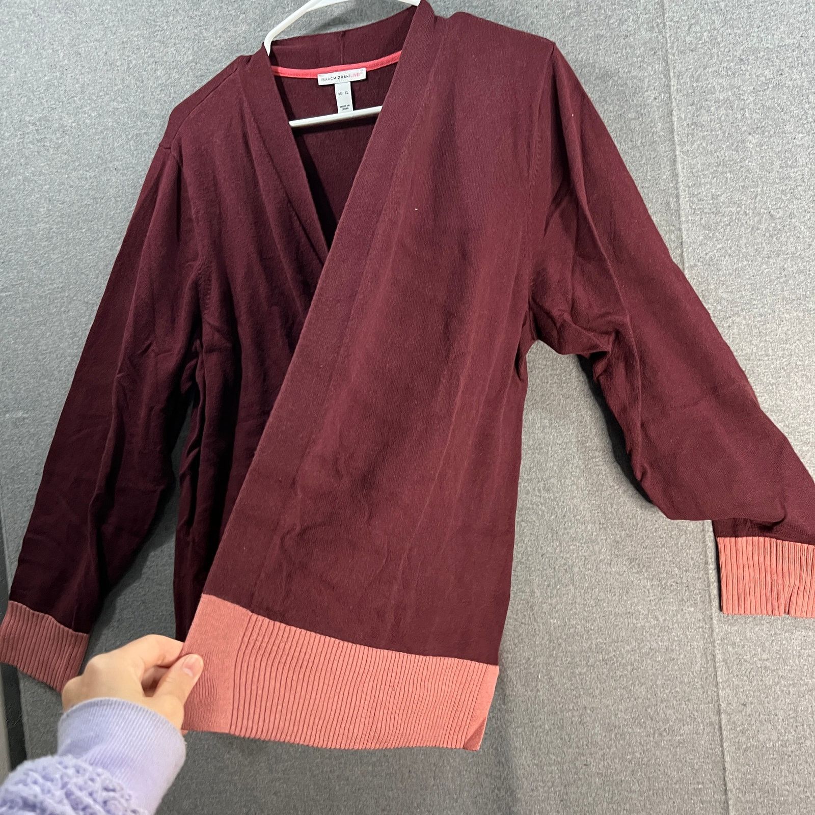 Isaac Mizrahi Isaac Mizrahi LIVE! Cardigan Sweater Dark Wine Size X-Large Size XL / US 12-14 / IT 48-50 - 5 Thumbnail