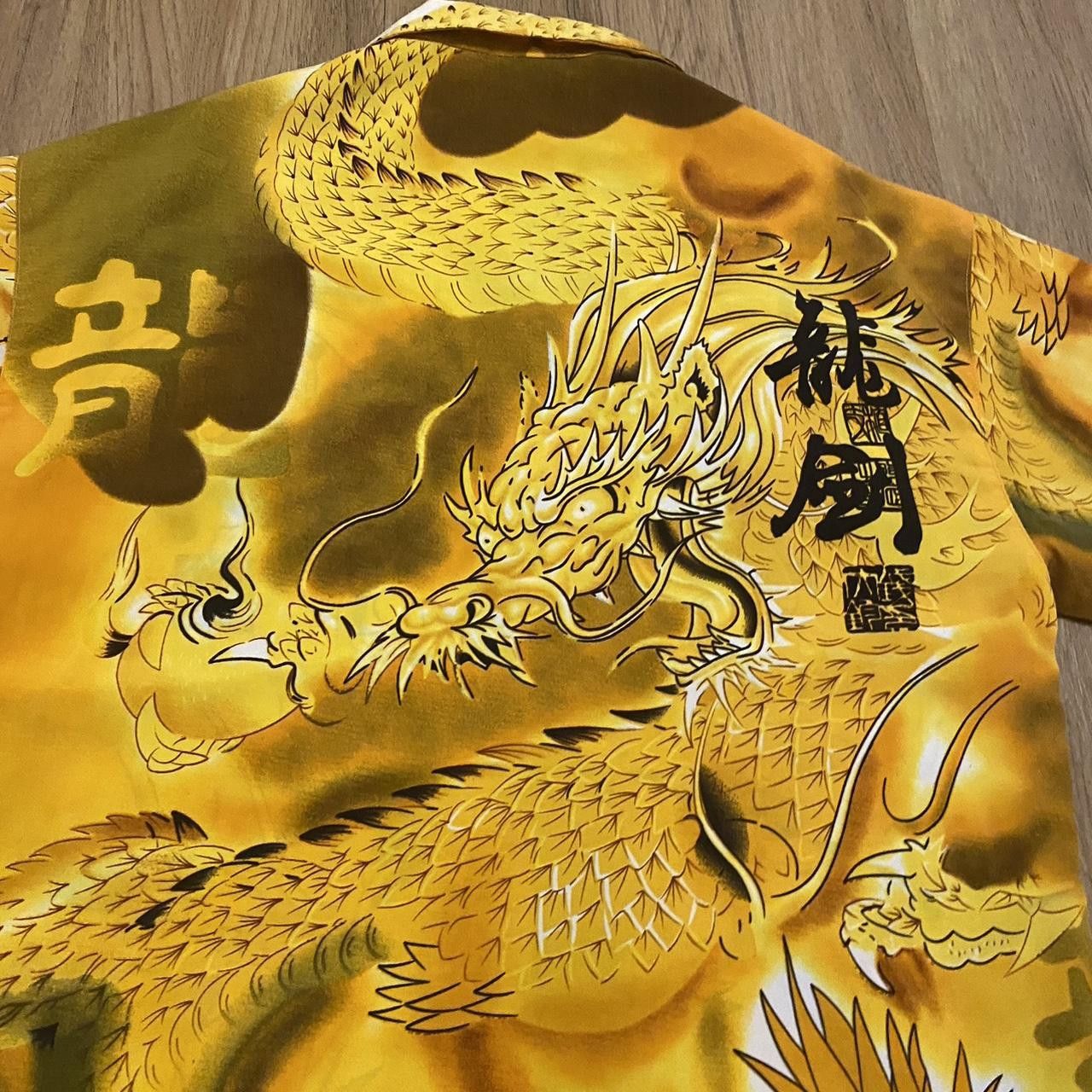 Other Yellow and black Vintage Boxy Japan Anime dragon Size US L / EU 52-54 / 3 - 4 Thumbnail