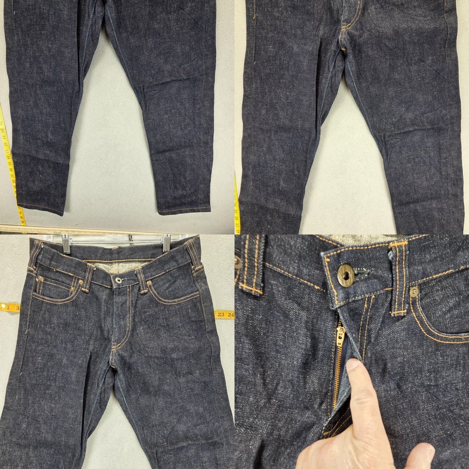 Japan Blue Japan Blue Jeans Mens 29 Selvedge Made Lot Fits 29x27 Size US 29 - 9 Thumbnail