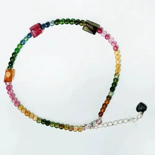 Handmade Unisex Natural Stone Beads Bracelet Handmade Size ONE SIZE - 1 Thumbnail