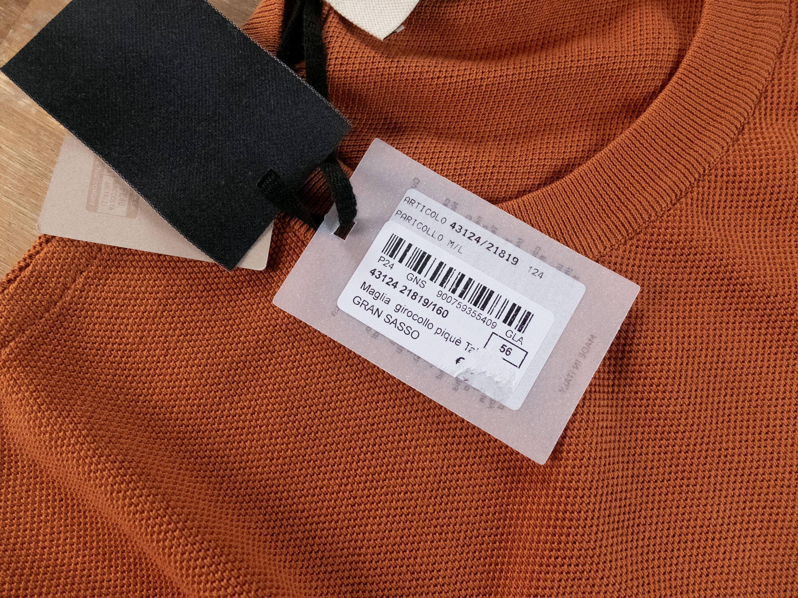 Gran Sasso GRAN SASSO orange vintage organic cotton sweater 3XL Size US XXL / EU 58 / 5 - 4 Thumbnail
