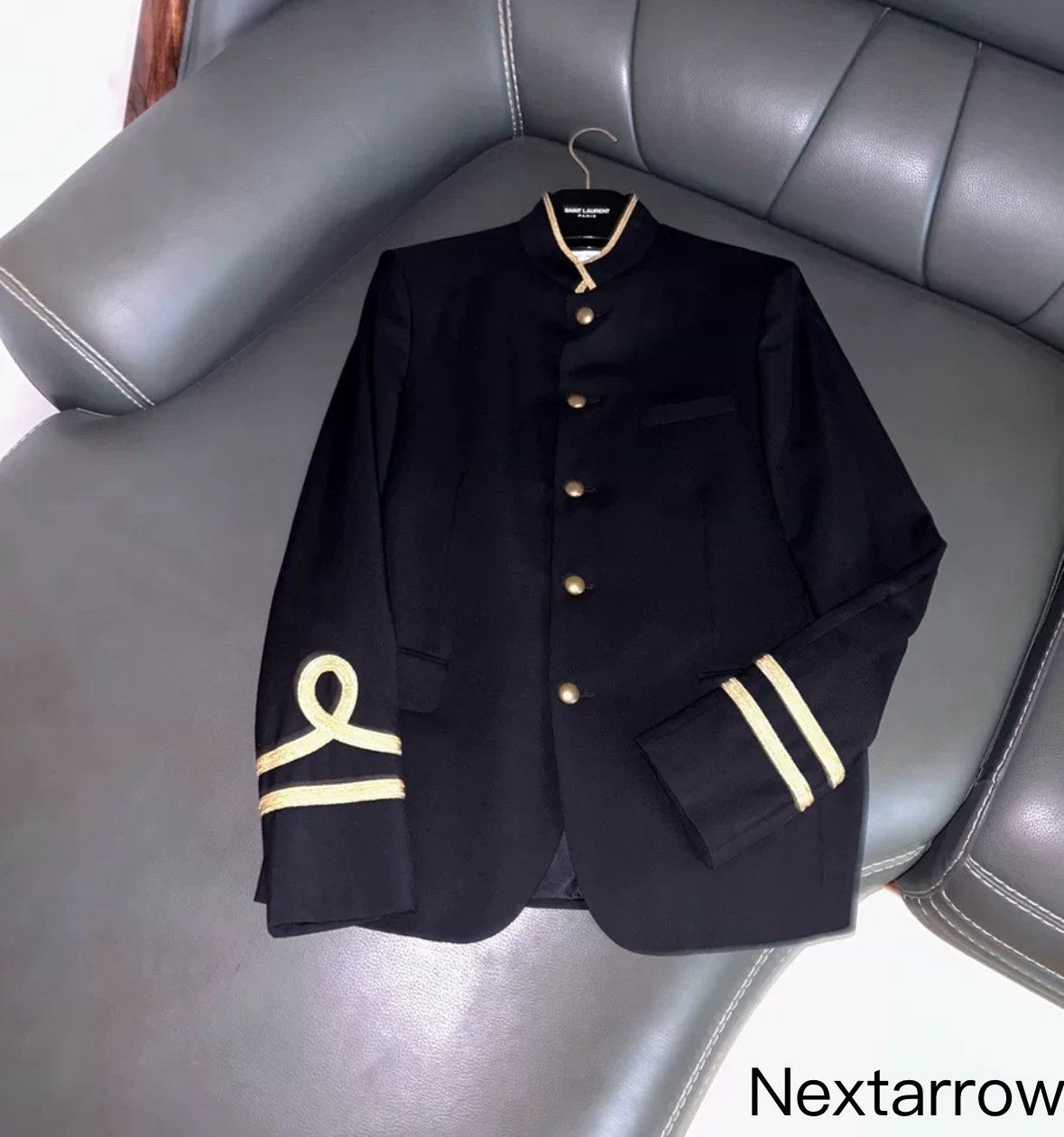 Saint Laurent Paris × Yves Saint Laurent Saint Laurent slp15SS gold wire palace Zhongshan suit Size US M / EU 48-50 / 2 - 1 Thumbnail